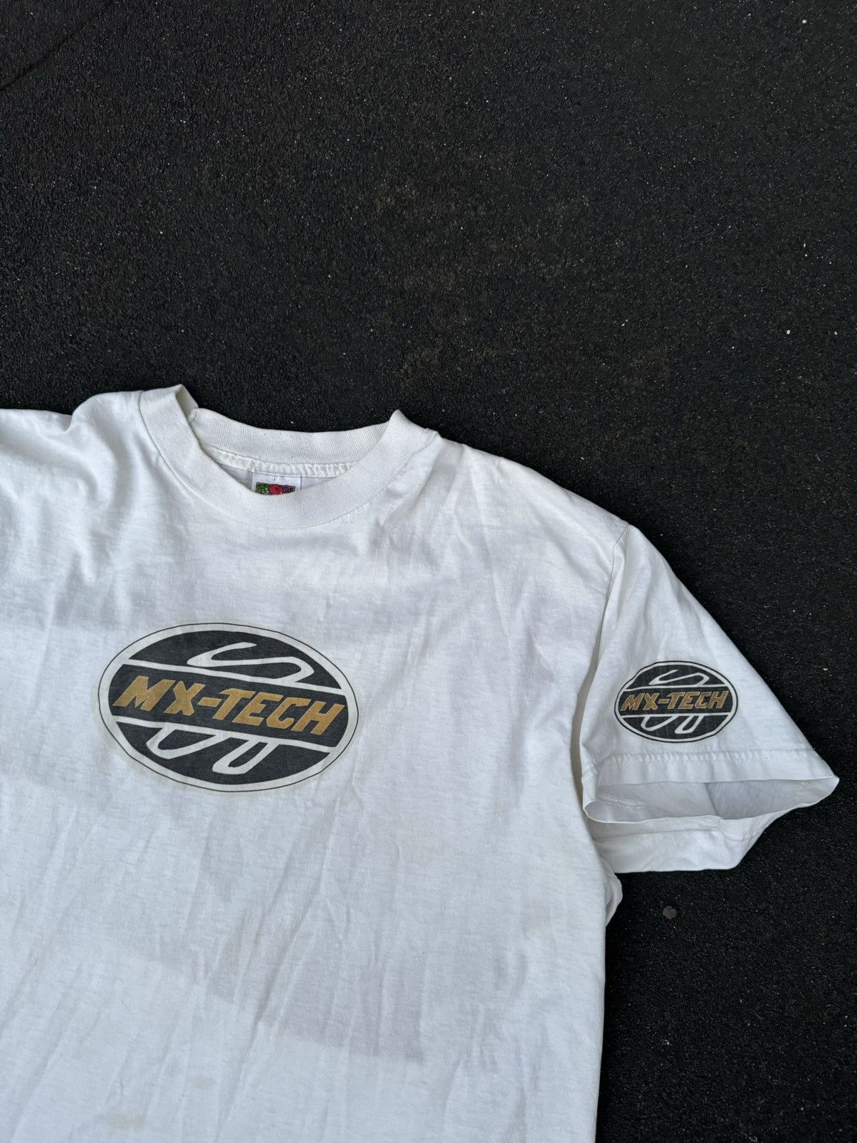 Fruit Of The Loom × Vintage Vintage 90s MX Tech Motorcross Racing Tee Size US XL / EU 56 / 4 - 2 Thumbnail