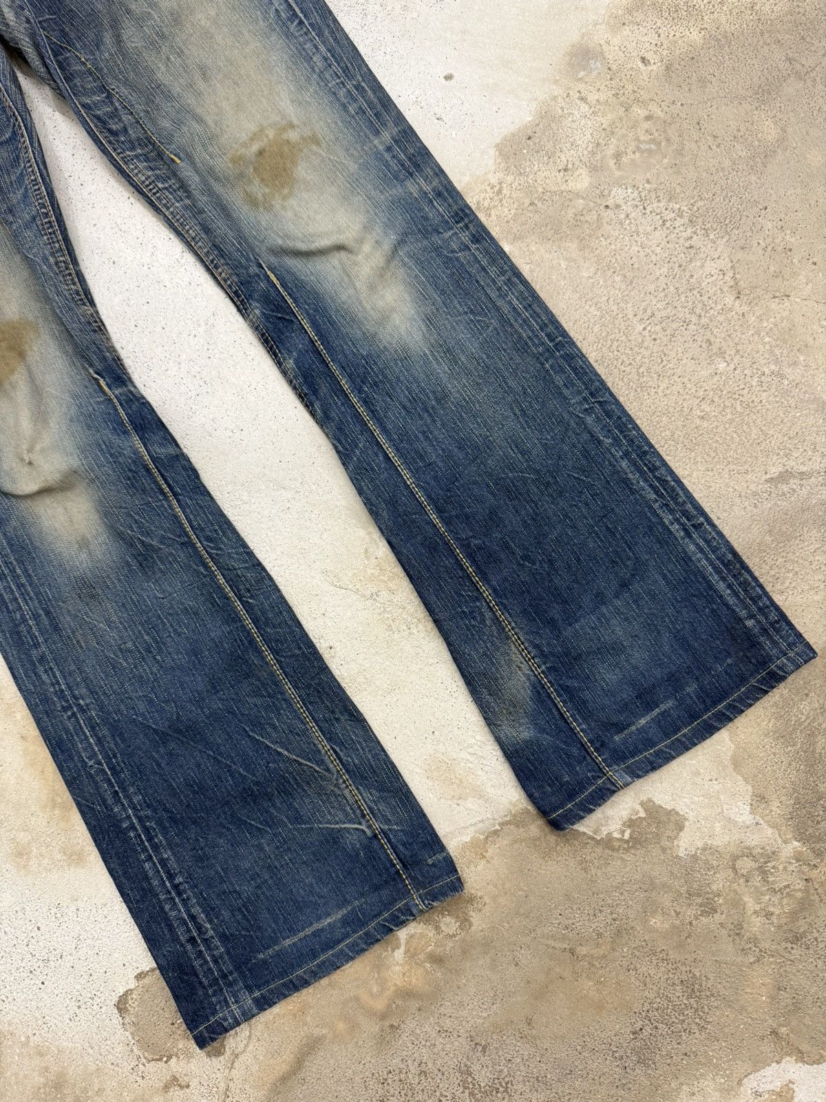 Edwin Vintage Edwin Blue Trip 503 Mudwash Dirty Distress Denim Size US 30 / EU 46 - 4 Thumbnail