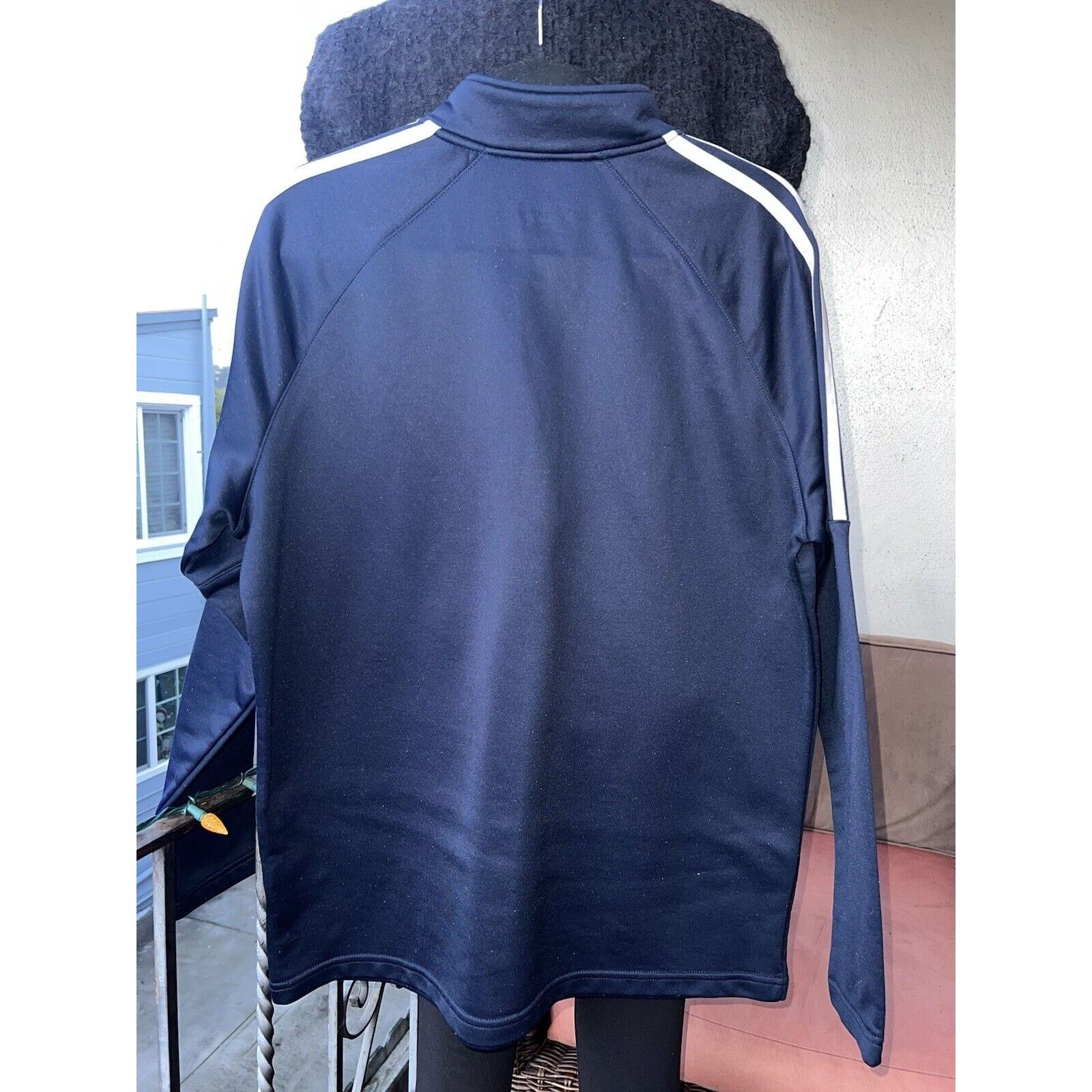 Adidas Adidas Golf Mens Large Pullover French Terry 1/4 Zip Crew Size US XL / EU 56 / 4 - 3 Thumbnail