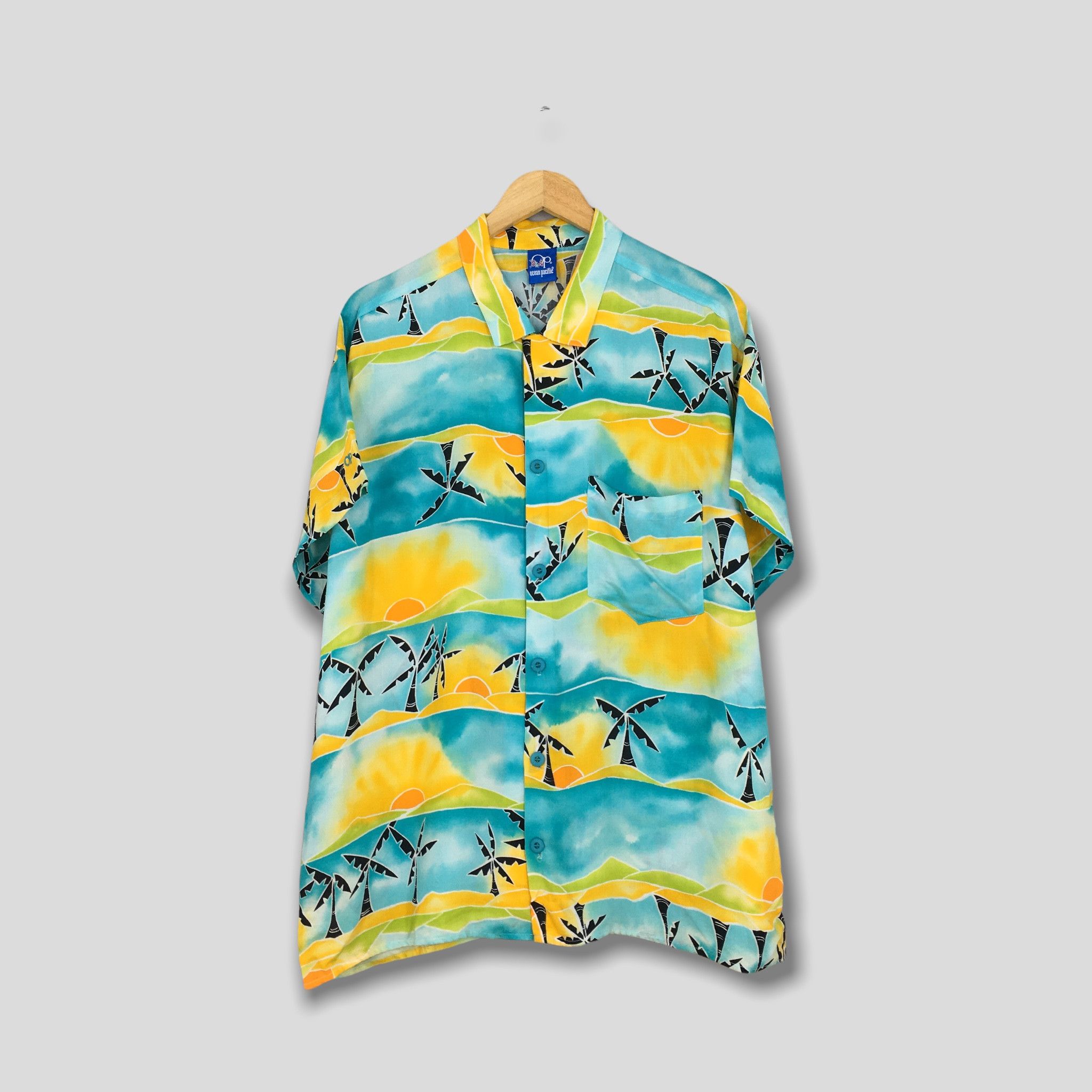 Ocean Pacific Vintage Ocean Pacific Surfing Hawaiian Shirt Large Size US L / EU 52-54 / 3 - 1 Thumbnail