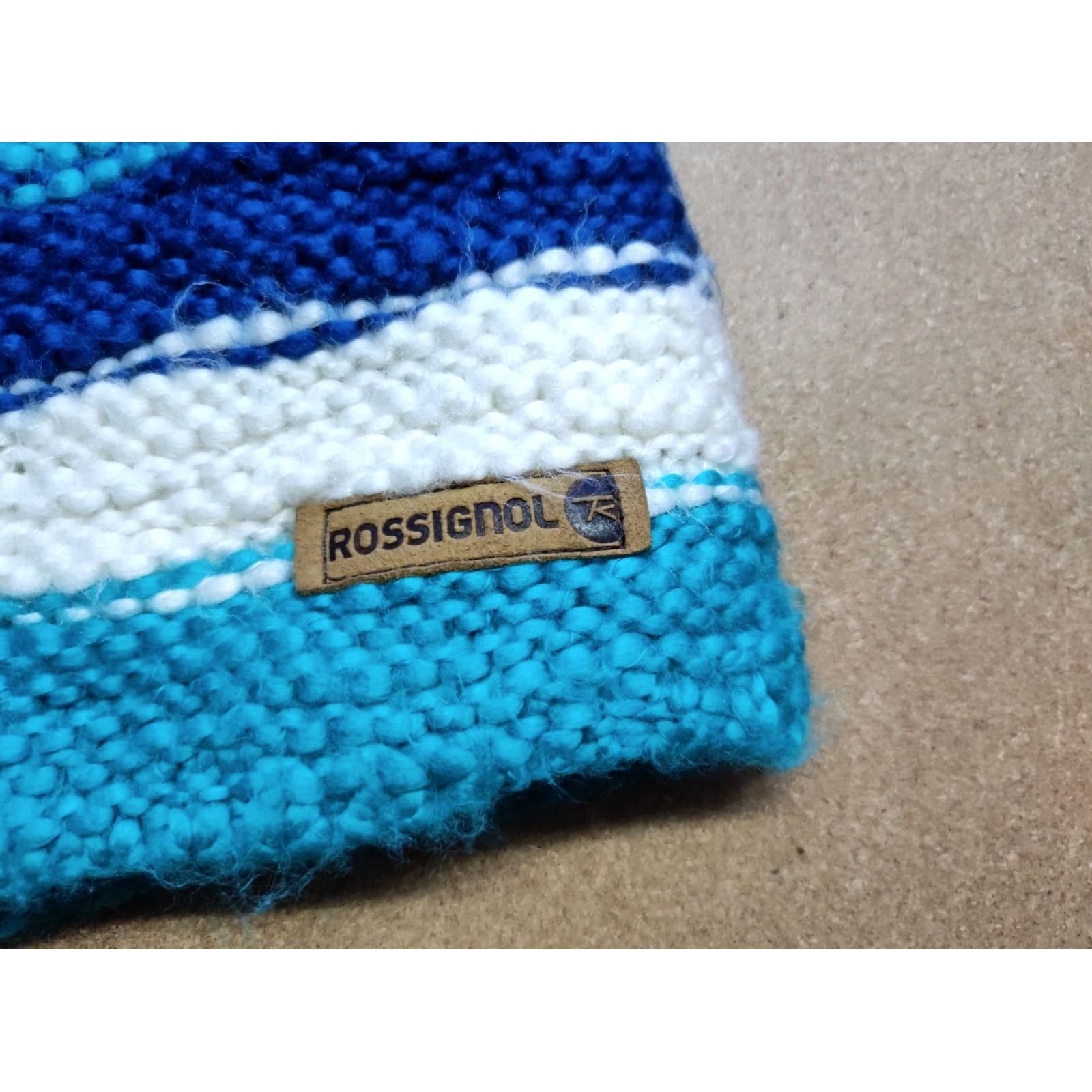 Rossignol Rossignol Beanie Hat One Size Pom Pom Lined Striped Knit Outdoor Winter Warm Ski Unisex Adults Mens Womens Size ONE SIZE - 7 Thumbnail