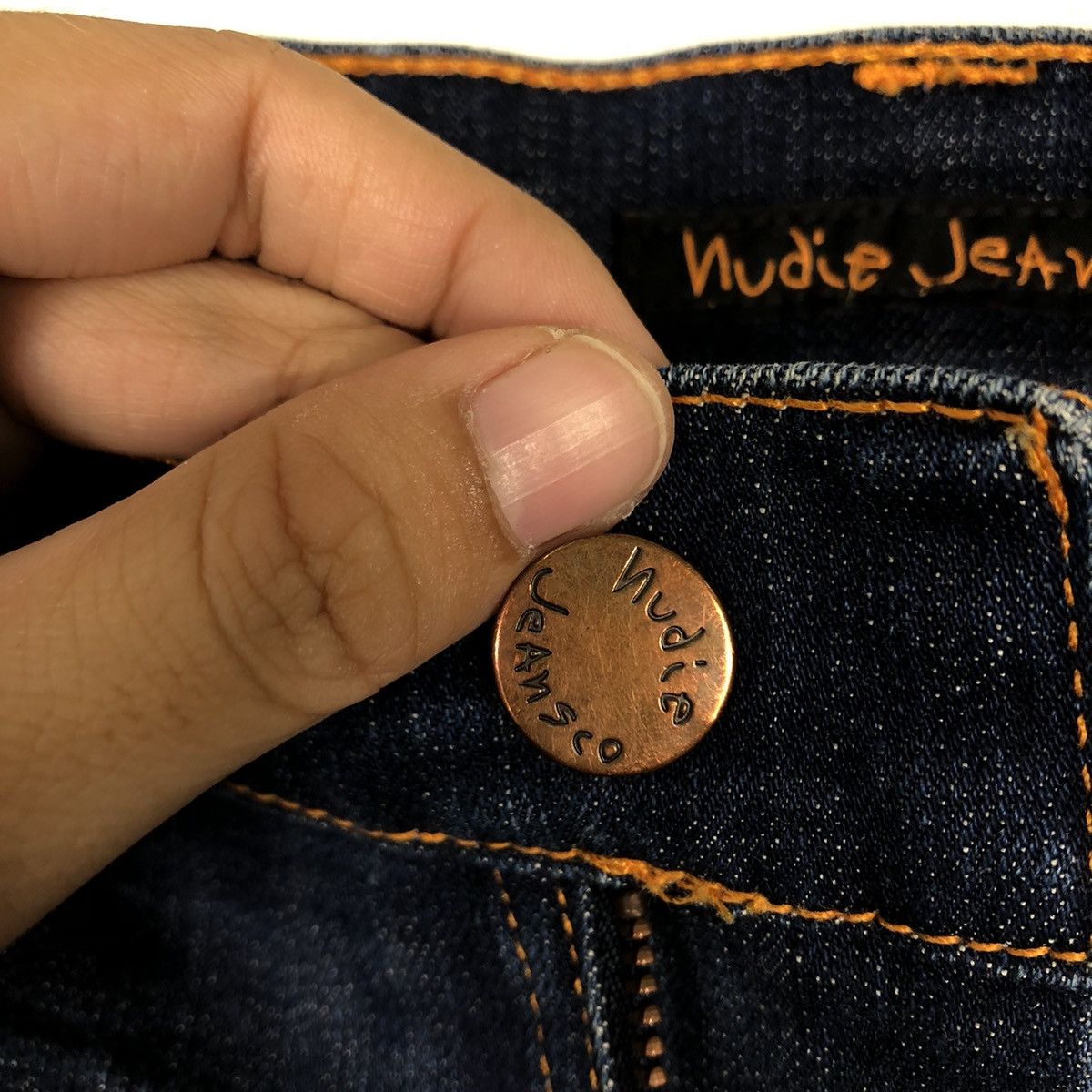 Japanese Brand 🔥Rare Skinny Cut Distressed Denim Jeans Nudie Japan Punk Size US 28 / EU 44 - 12 Thumbnail