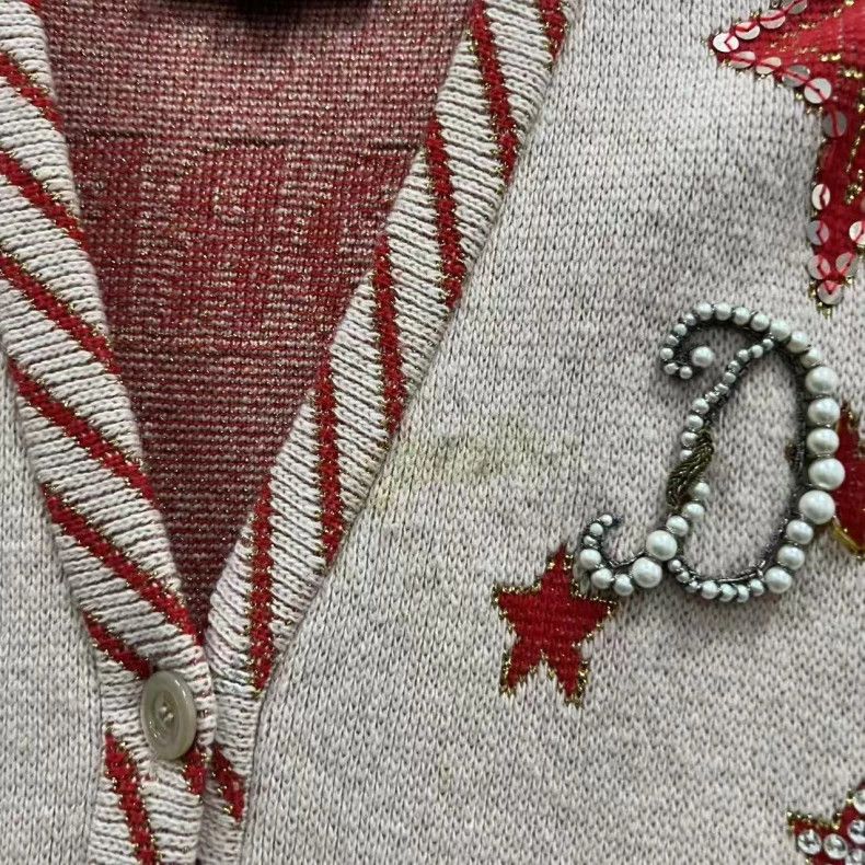 Gucci Gucci Sequin pearl embroidery knitted cardigan jacket 2502- Size US M / EU 48-50 / 2 - 4 Thumbnail