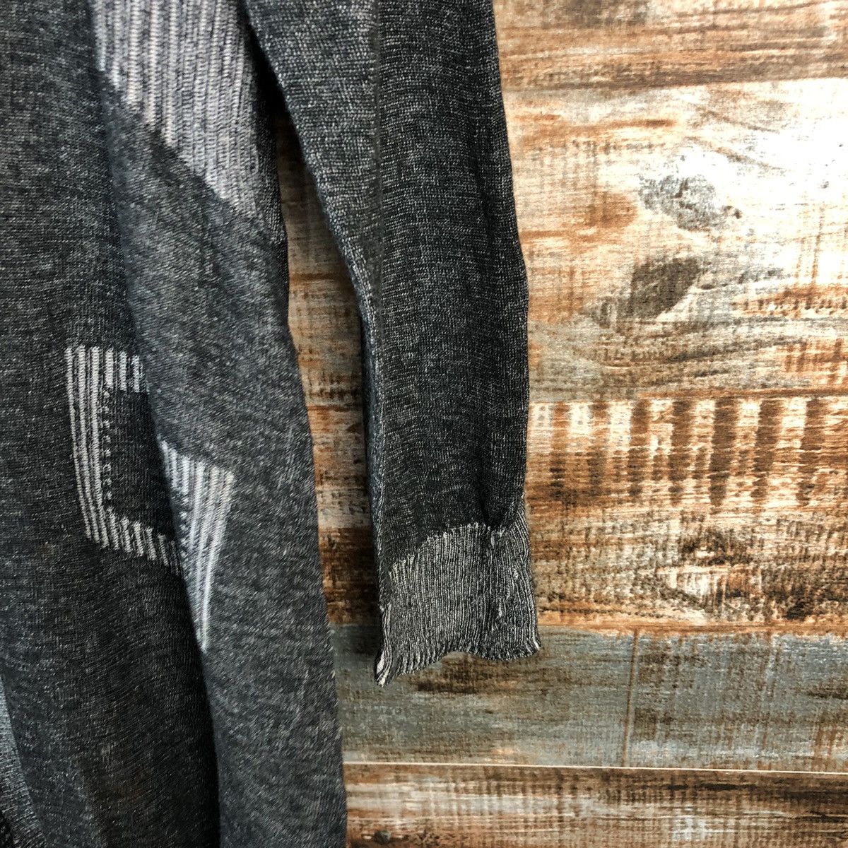 Hiroko Koshino Homme Hiroko Bis Grey Cardigan Knitwear #A961 Size M / US 6-8 / IT 42-44 - 8 Thumbnail