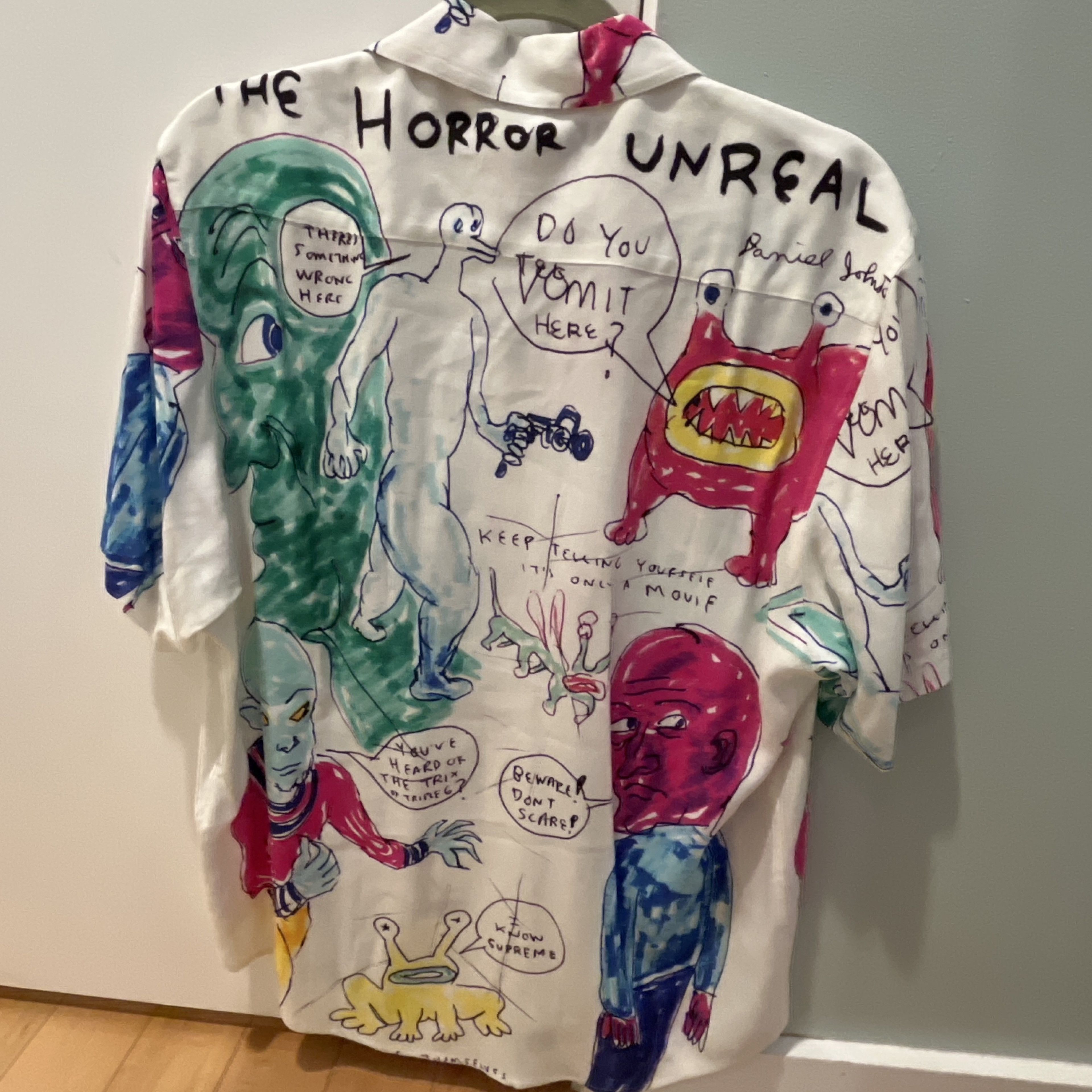 Supreme Supreme SS20 Daniel Johnston Rayon S/S Buttondown Shirt Size US M / EU 48-50 / 2 - 2 Thumbnail