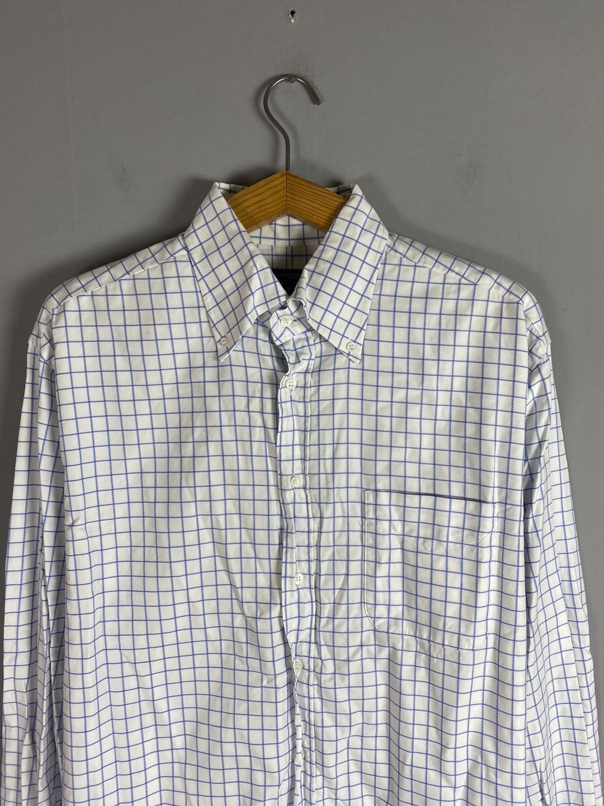 Burberry Vintage 90s Burberry shirt button up Size US XL / EU 56 / 4 - 2 Thumbnail