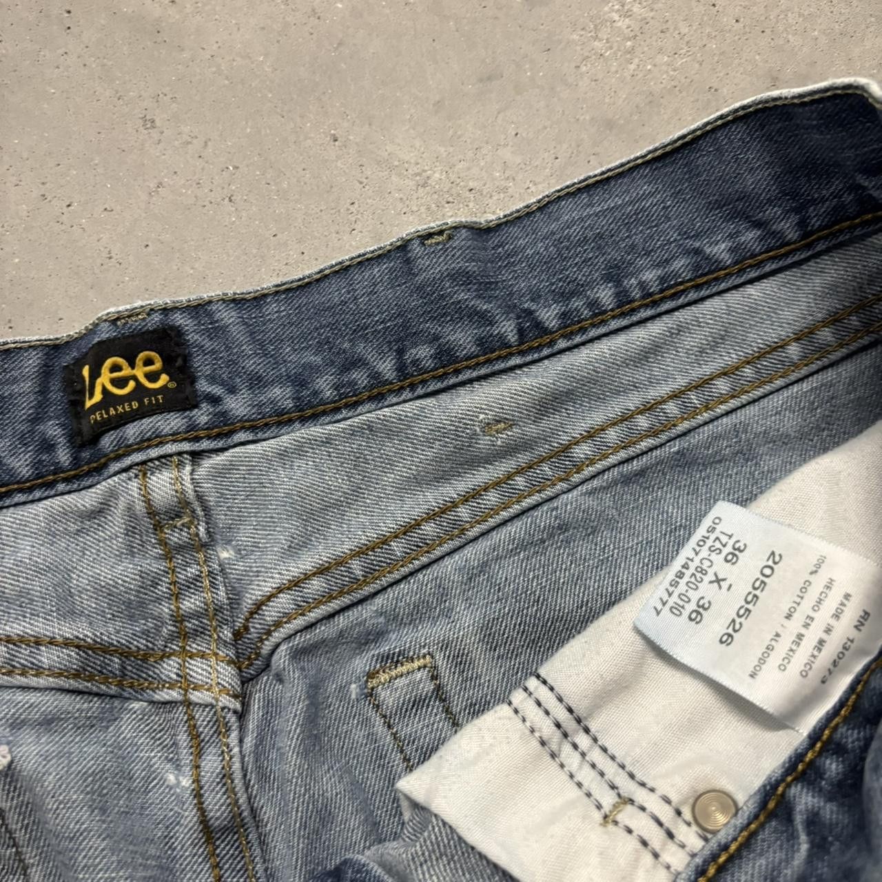 Japanese Brand × Vintage Crazy Vintage Y2K/2000s Baggy Medium Wash Denim Jeans! Size US 36 / EU 52 - 8 Thumbnail
