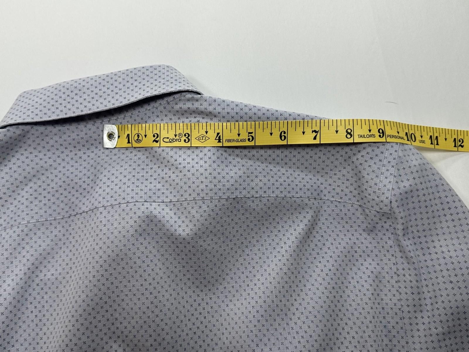 Banana Republic Banana Republic Slim Fit Non-Iron Button Up Shirt Blue Men L Size US L / EU 52-54 / 3 - 6 Thumbnail