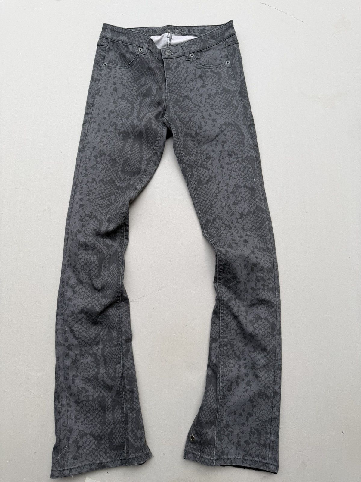 Japanese Brand lace up flare jeans Size US 26 / EU 42 - 1 Thumbnail