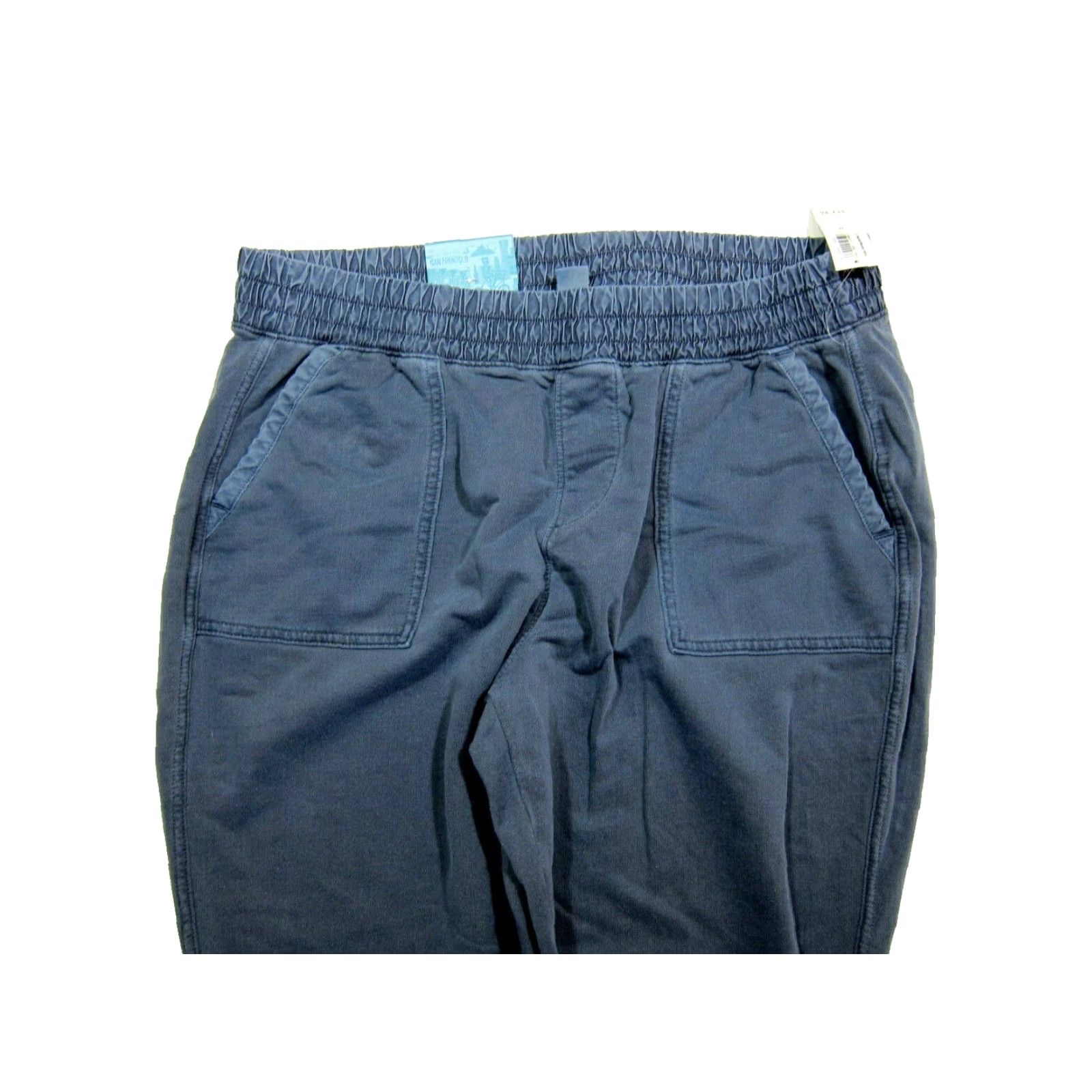 Old Navy NWT Old Navy 100% Cotton Stretch Slim Comfort Jogger Pant With Pockets Women M Blue Front Pockets Comfort Stretch Classic Blue Jogger Pants Women M Size 32" / US 10 / IT 46 - 4 Thumbnail