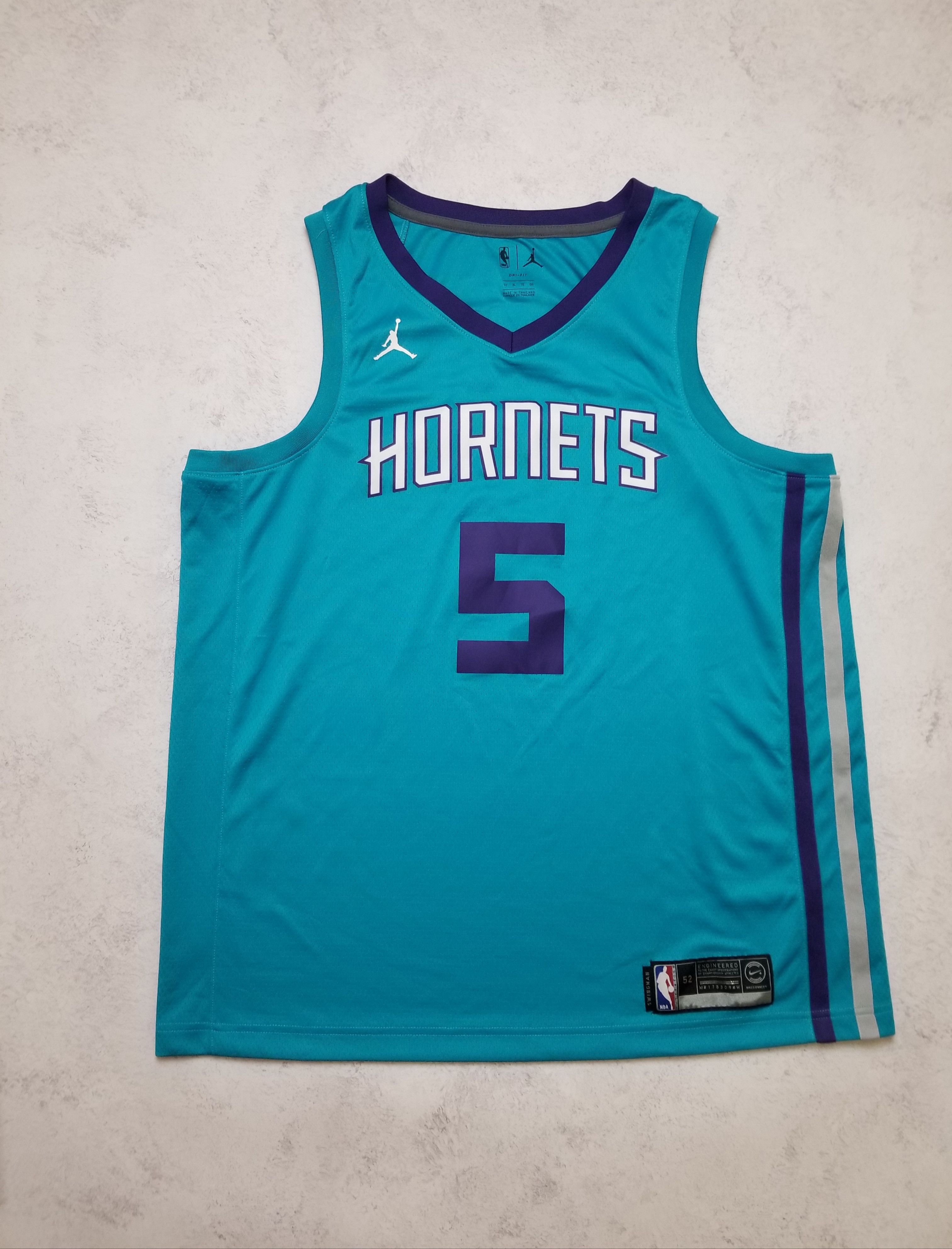 Jordan Brand Charlotte Hornets Batum #5 Jordan Swingman Jersey Size US XL / EU 56 / 4 - 1 Thumbnail
