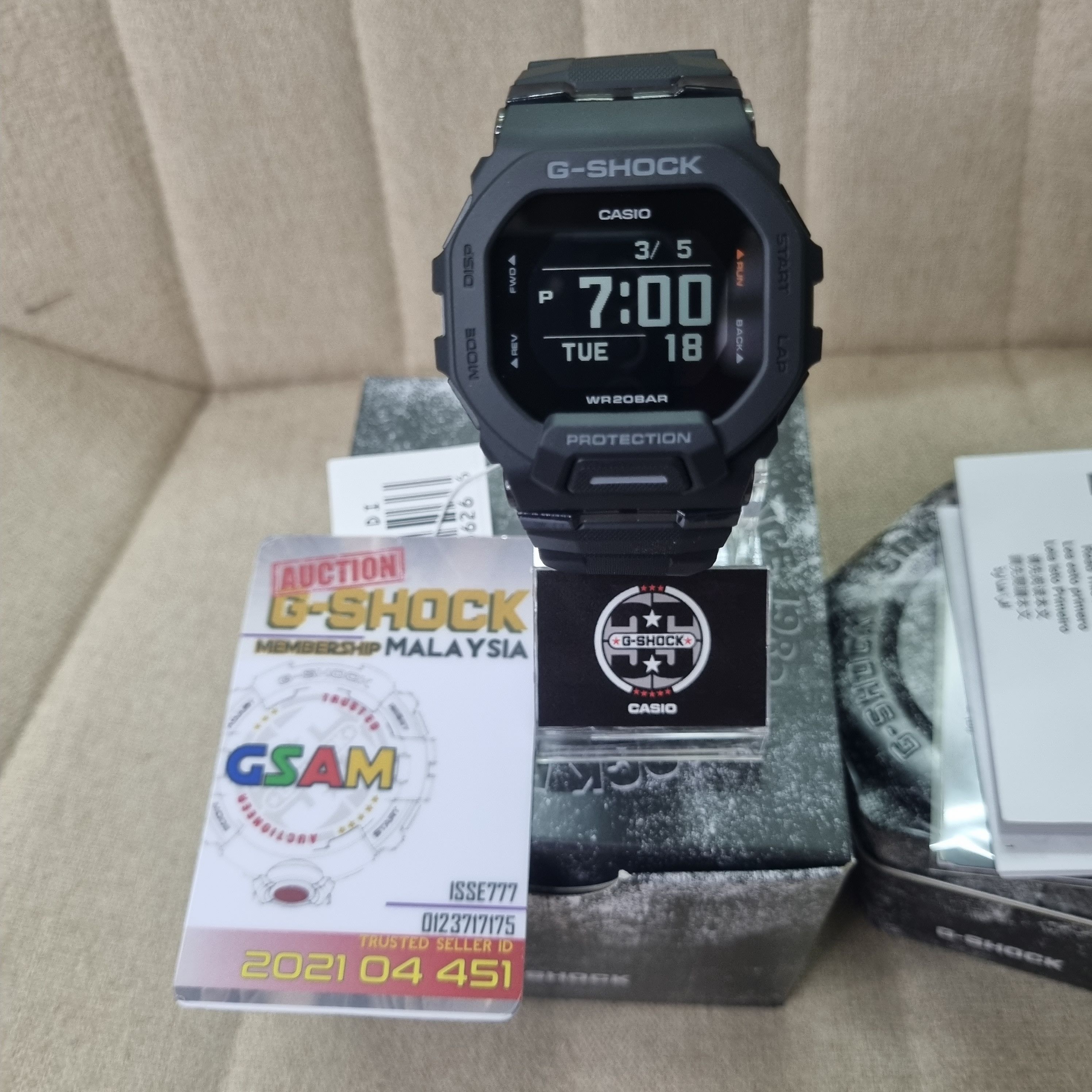 Casio Casio G Shock GBD-200-1DR Size ONE SIZE - 3 Thumbnail