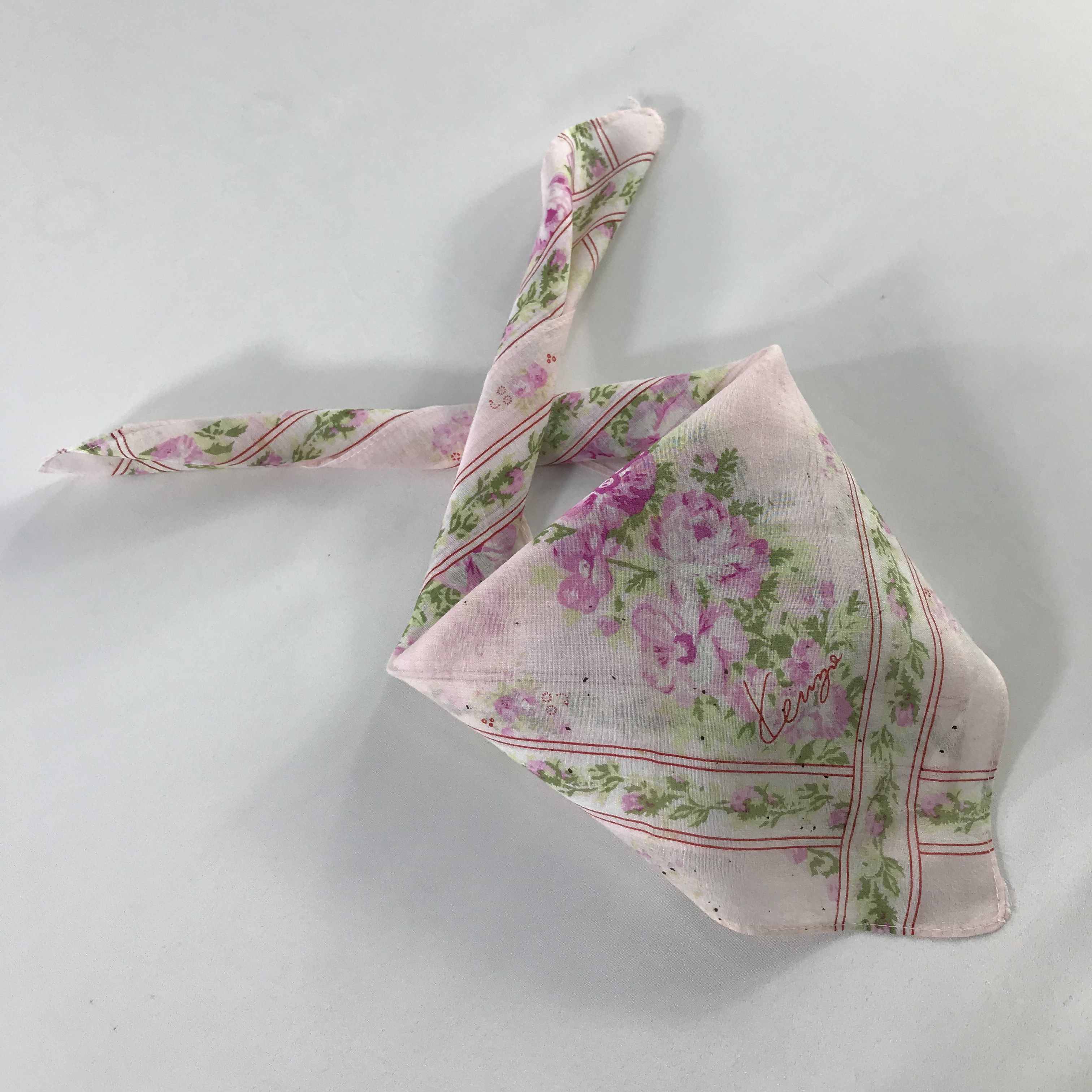 Kenzo × Vintage Kenzo Bandana / Handkerchief / Neckerchief - S428 Size ONE SIZE - 4 Thumbnail