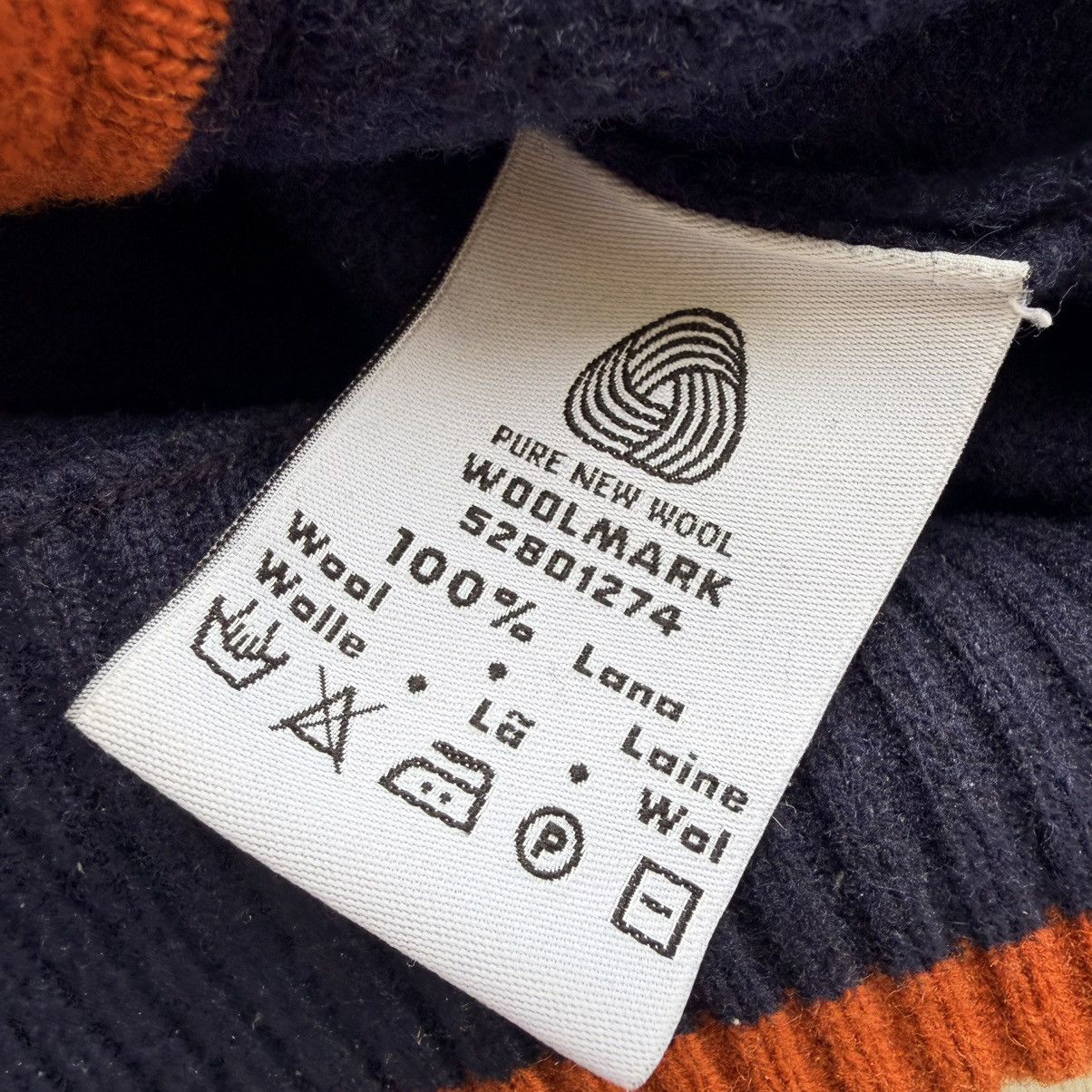 Kappa Vintage Robe Di Kappa Wool Sweater Zip Up Large Slim 80s Size US L / EU 52-54 / 3 - 9 Thumbnail