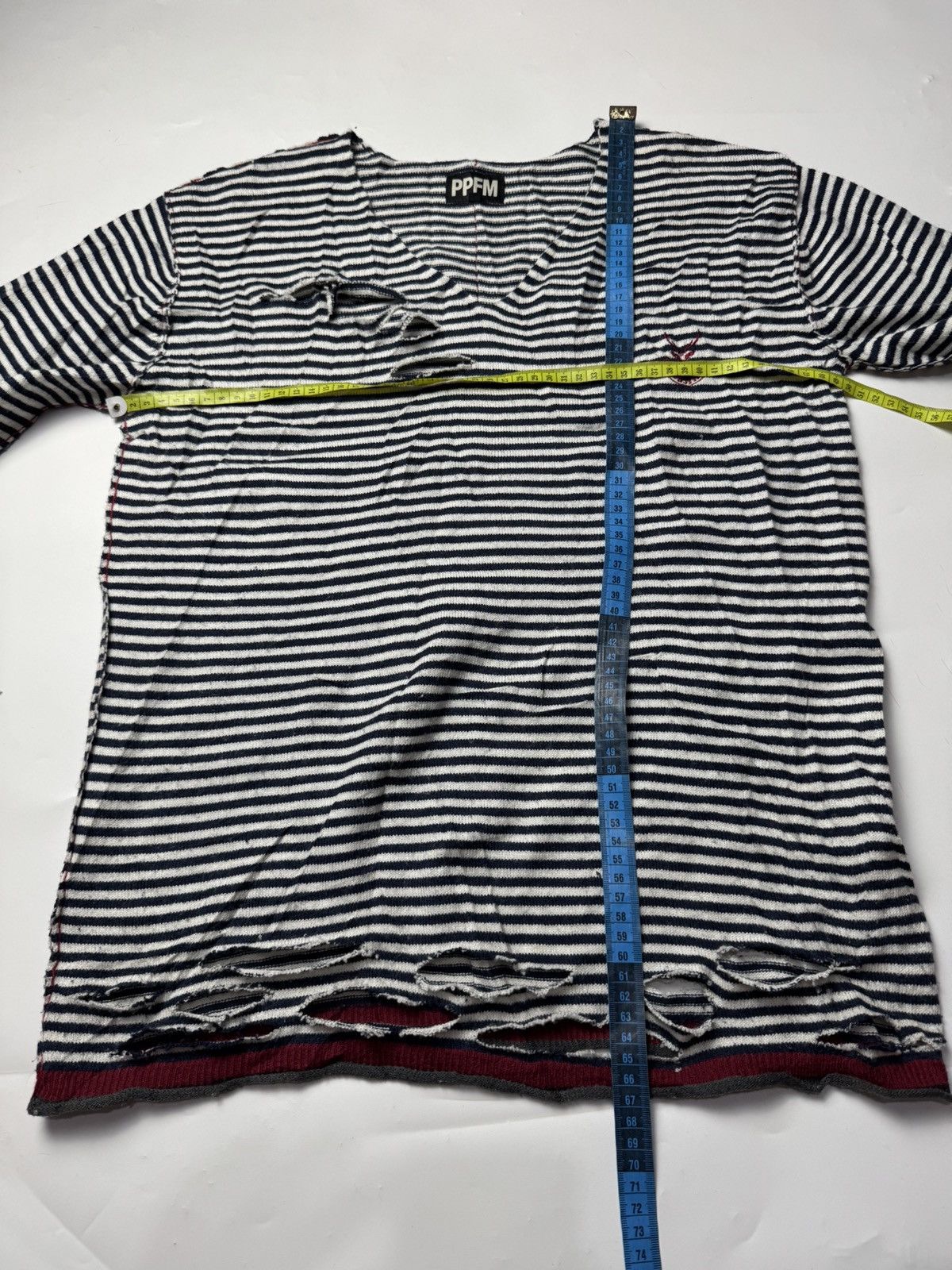 Beauty Beast × Hysteric Glamour × Japanese Brand PPFM Distressed Long Sleeve Size US M / EU 48-50 / 2 - 10 Thumbnail