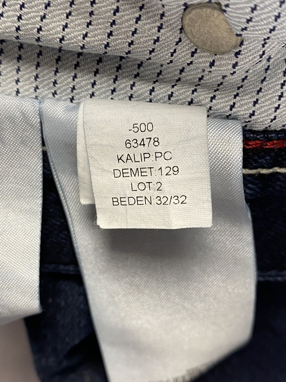 Designer × Tommy Hilfiger Tommy Hilfiger Denton Stretch Straight Fit Dark Blue Jeans Size US 32 / EU 48 - 14 Thumbnail