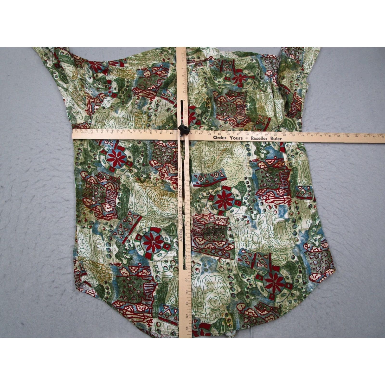 Vintage VINTAGE Island Moon Shirt Mens Medium Green Button Up Long Sleeve Made in USA Size US M / EU 48-50 / 2 - 5 Thumbnail