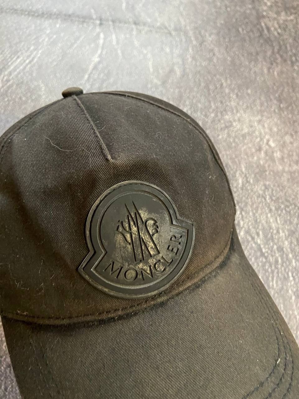 Moncler Moncler distressed faded Baseball cap Size ONE SIZE - 2 Thumbnail
