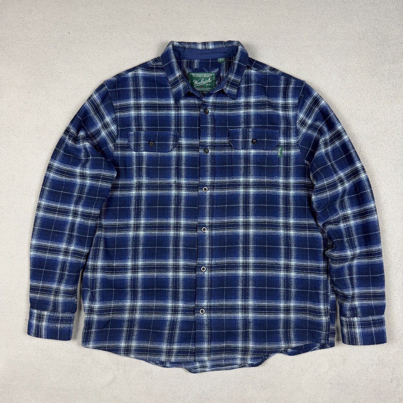 Woolrich Woolen Mills Woolrich Heavyweight Flannel Shirt Jacket XL Plaid Size US XL / EU 56 / 4 - 8 Thumbnail