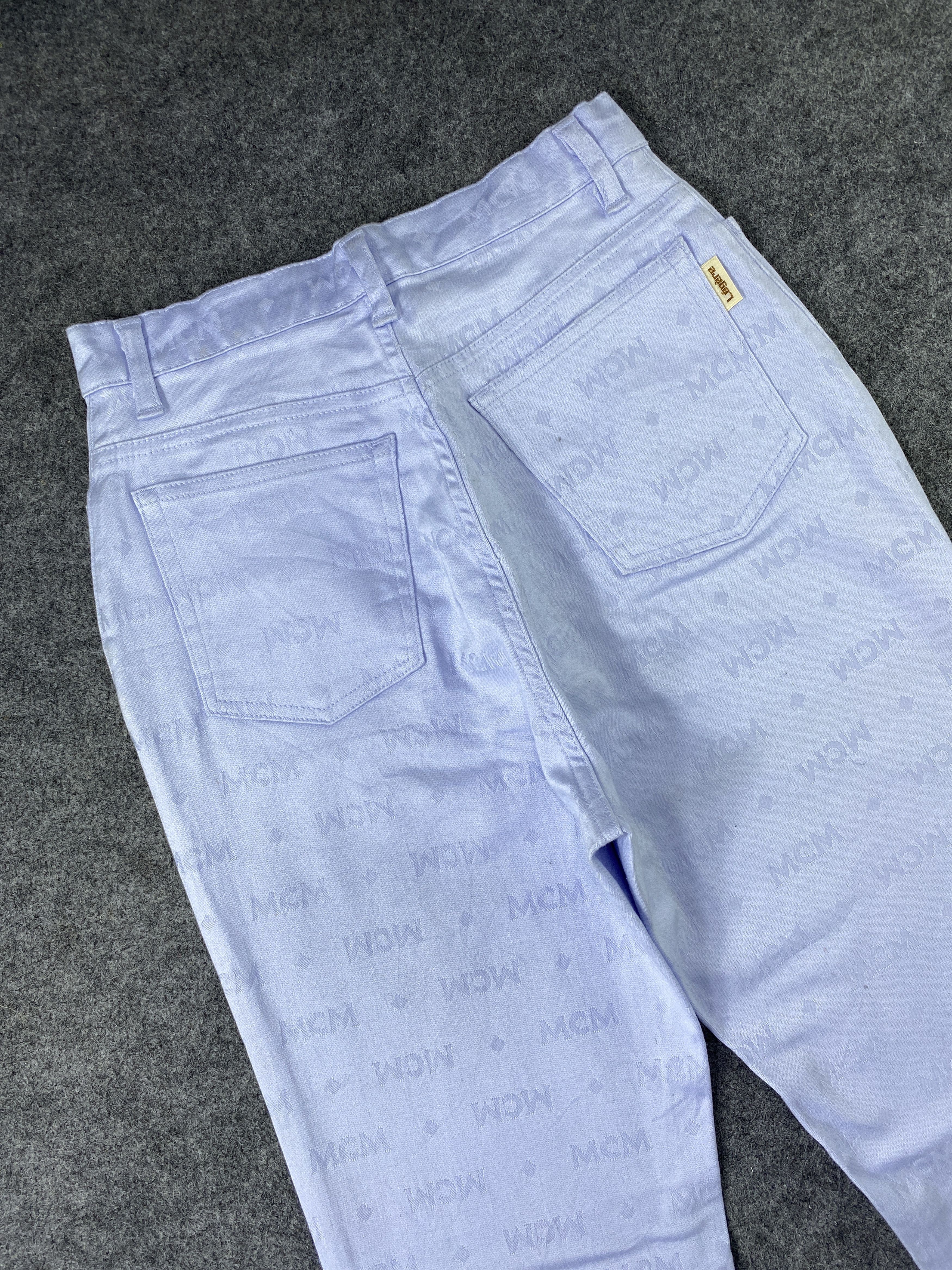 MCM Vintage MCM Monogram Jeans - J1094 Size 25" / US 0 / IT 36 - 6 Thumbnail