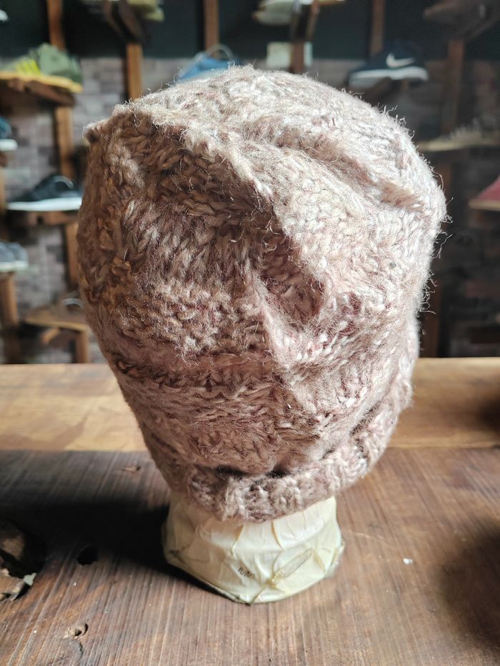 Japanese Brand Vintage Crochet Knitted handmade Beanie Snowcap Size ONE SIZE - 5 Thumbnail