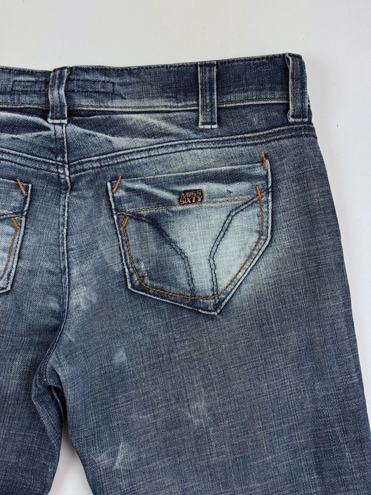 Miss Sixty Miss Sixty Bella Flared Washed Women’s Jeans Pants Size 32" / US 10 / IT 46 - 15 Thumbnail