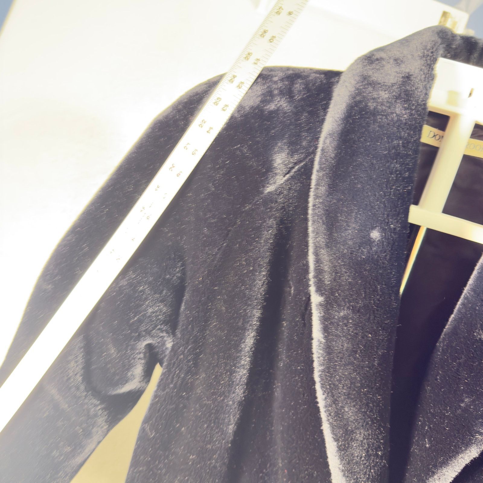 Other Donnybrook Vint Faux Fur Coat Shimmery Black Shawl Gorpcore Size L / US 10 / IT 46 - 9 Thumbnail