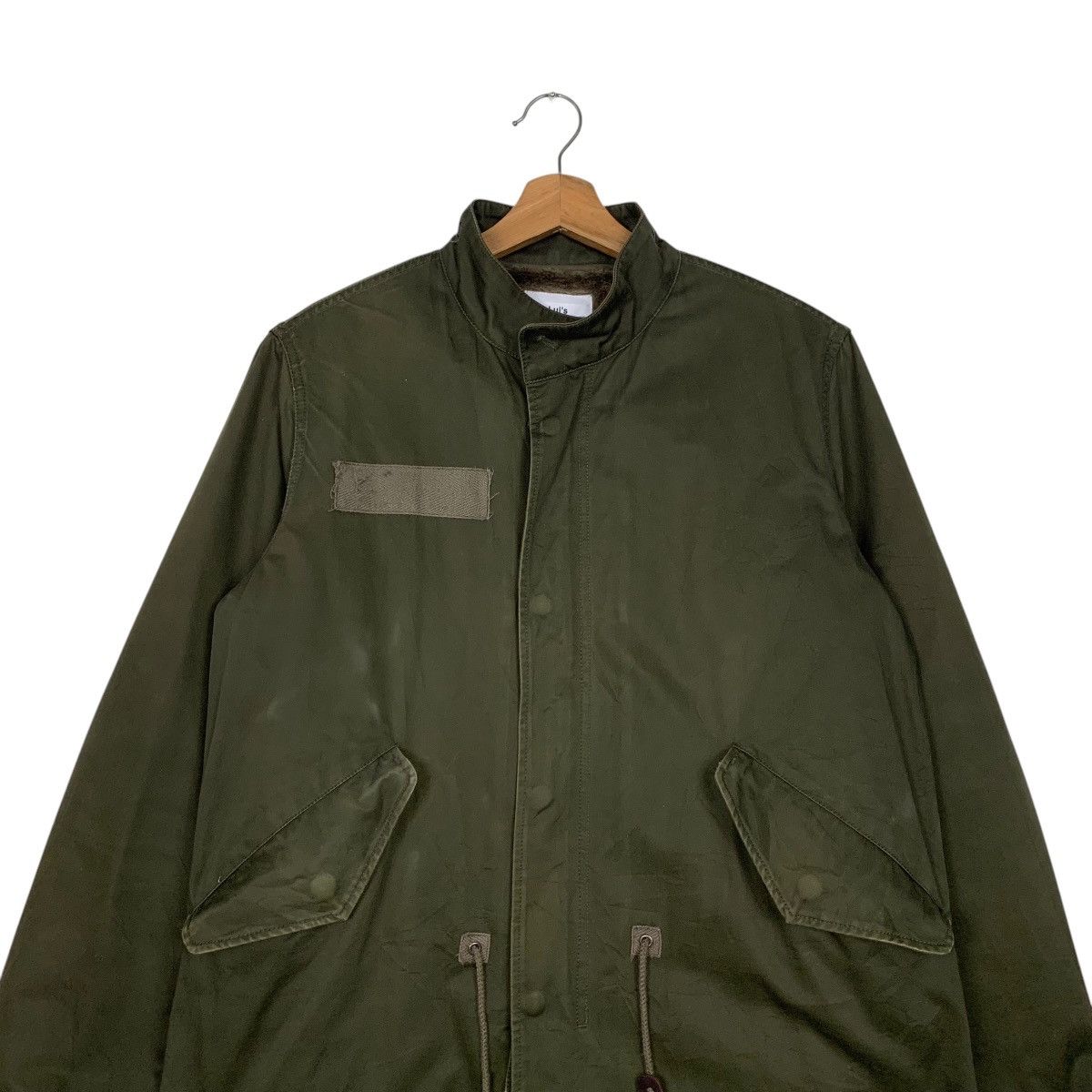 Lui's LUI’S Faux Fur Lined Olive Green Parka Jacket #2506-C113 Size US S / EU 44-46 / 1 - 2 Thumbnail
