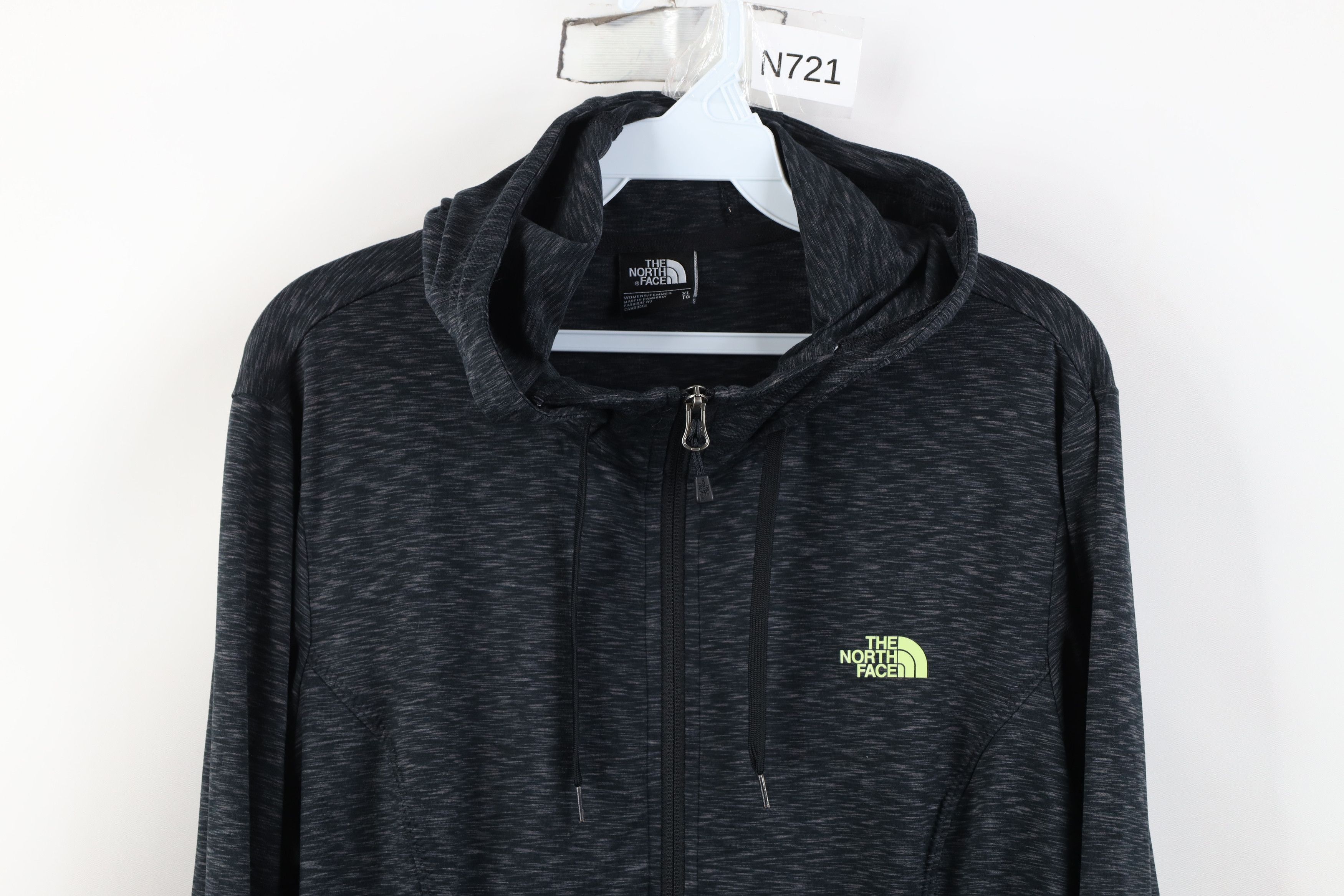 The North Face The North Face Lightweight Full Zip Hoodie Heather Black Size XL / US 12-14 / IT 48-50 - 2 Thumbnail