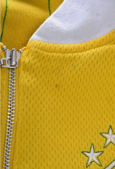 Vintage NIKE BRAZIL RONALDINHO #10 VINTAGE 00s TRACK FOOTBALL JACKET Size US L / EU 52-54 / 3 - 4 Thumbnail