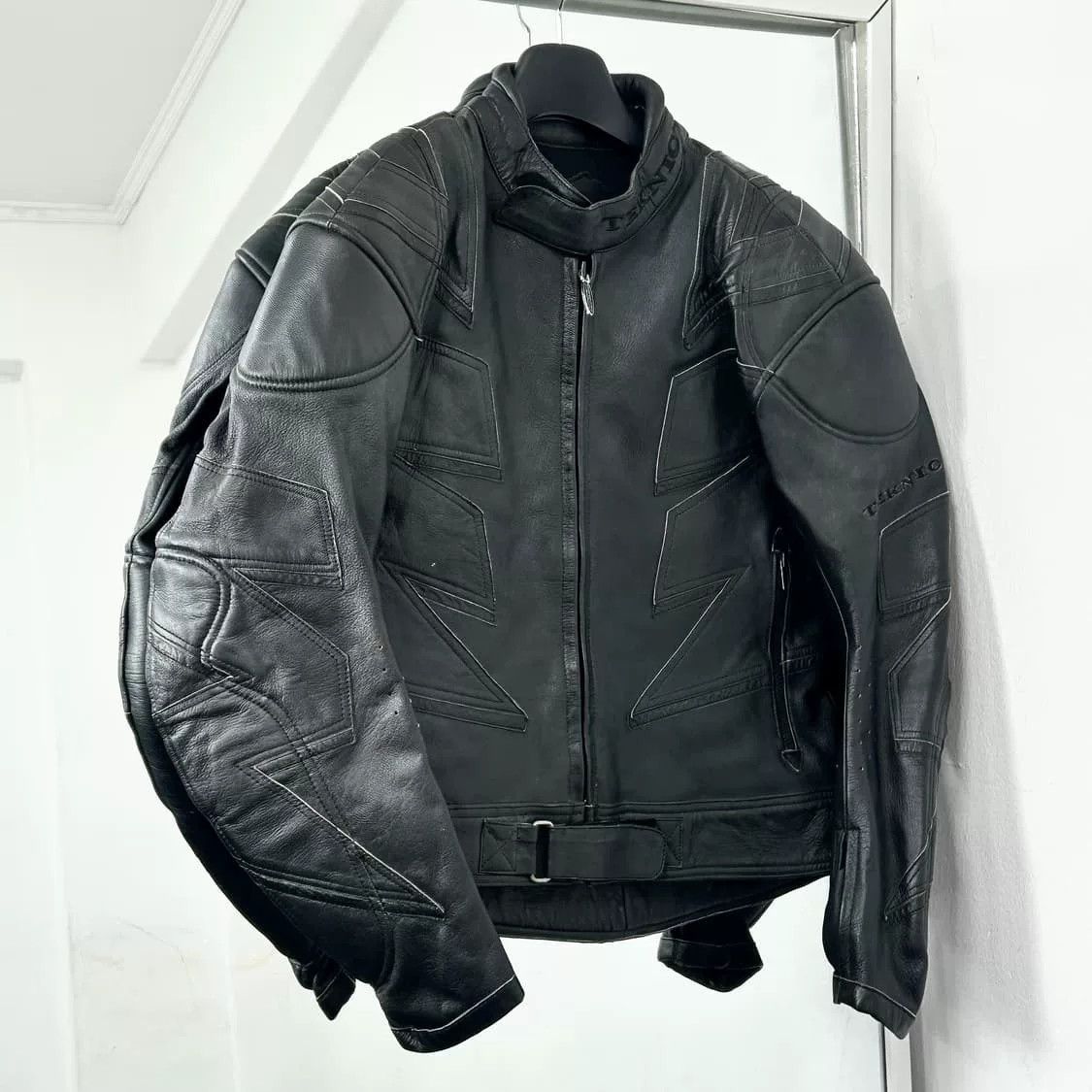 Japanese Brand × Vintage Vintage Wind armor leather jacket | Grailed