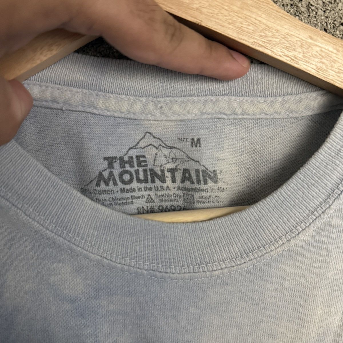 The Mountain Vintage 2005 The Mountain Wolf Blue Nature Tee Mens Medium Size US M / EU 48-50 / 2 - 6 Thumbnail