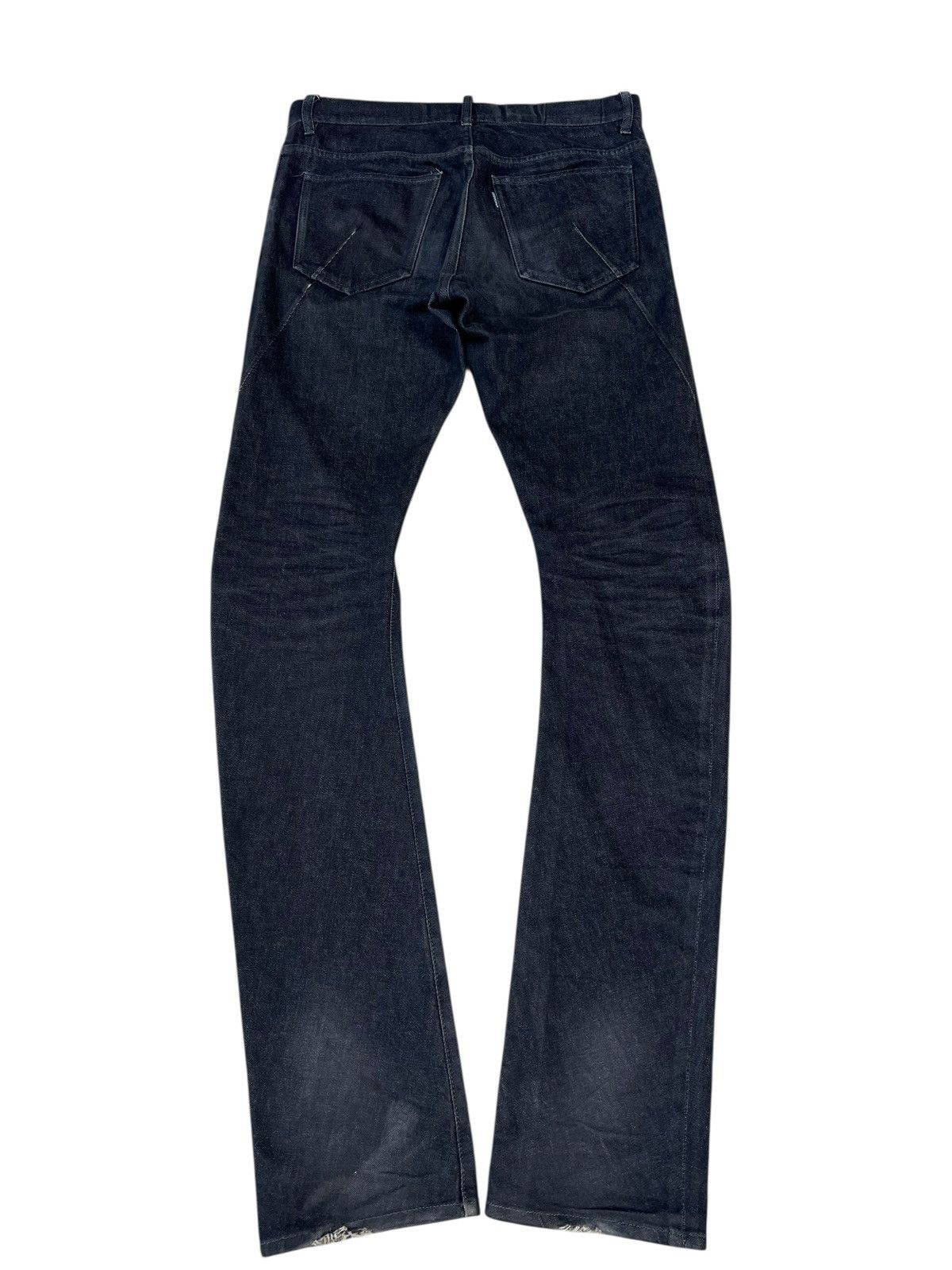 Kazuyuki Kumagai Attachment Black Attachment Japan Curve Long Leg Denim Jeans Size US 31 - 15 Thumbnail