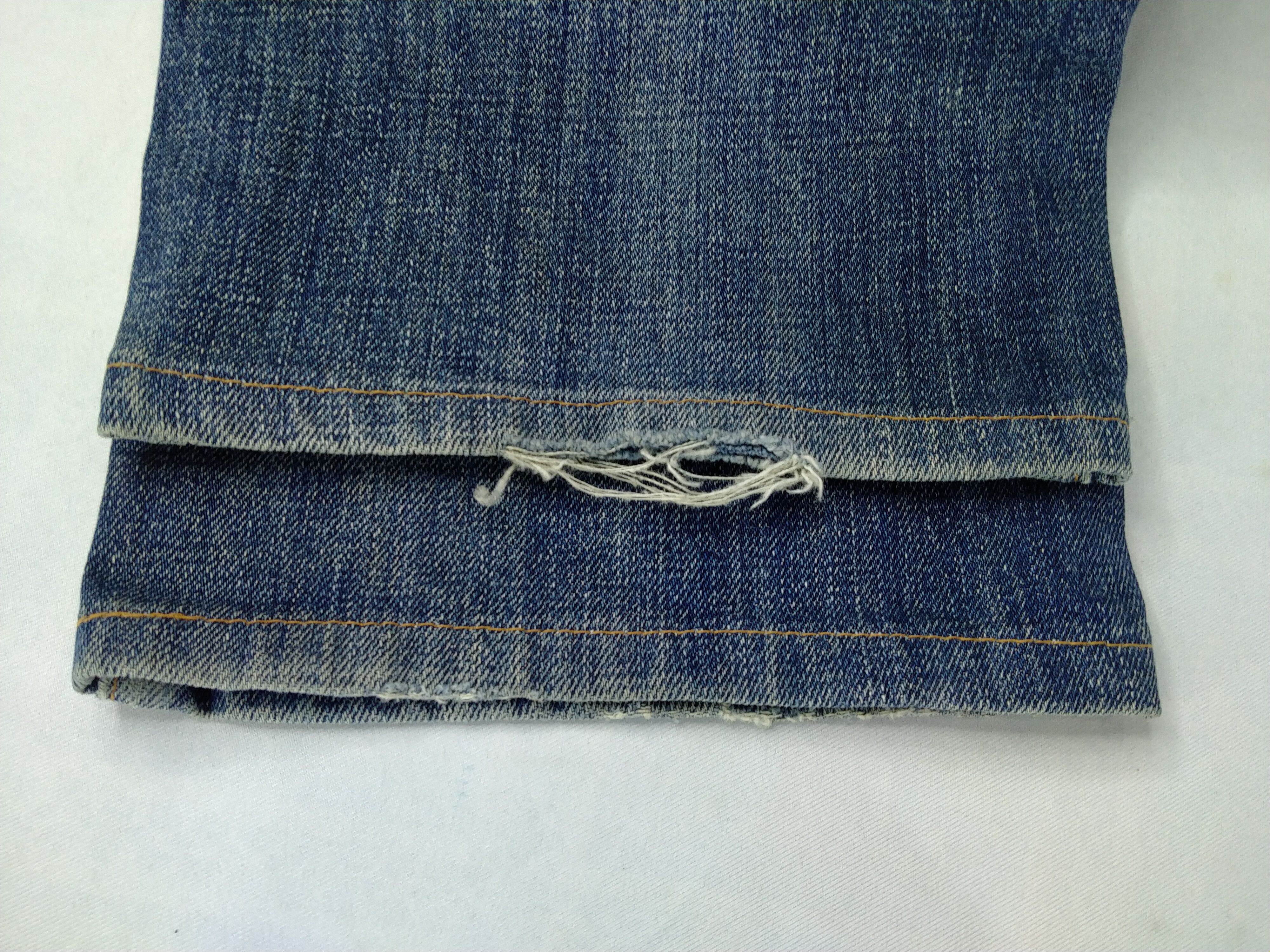 Levi's Vintage Levi's 501 Distressed Whisker Denim 31x28.5 JN699 Size US 31 - 11 Thumbnail