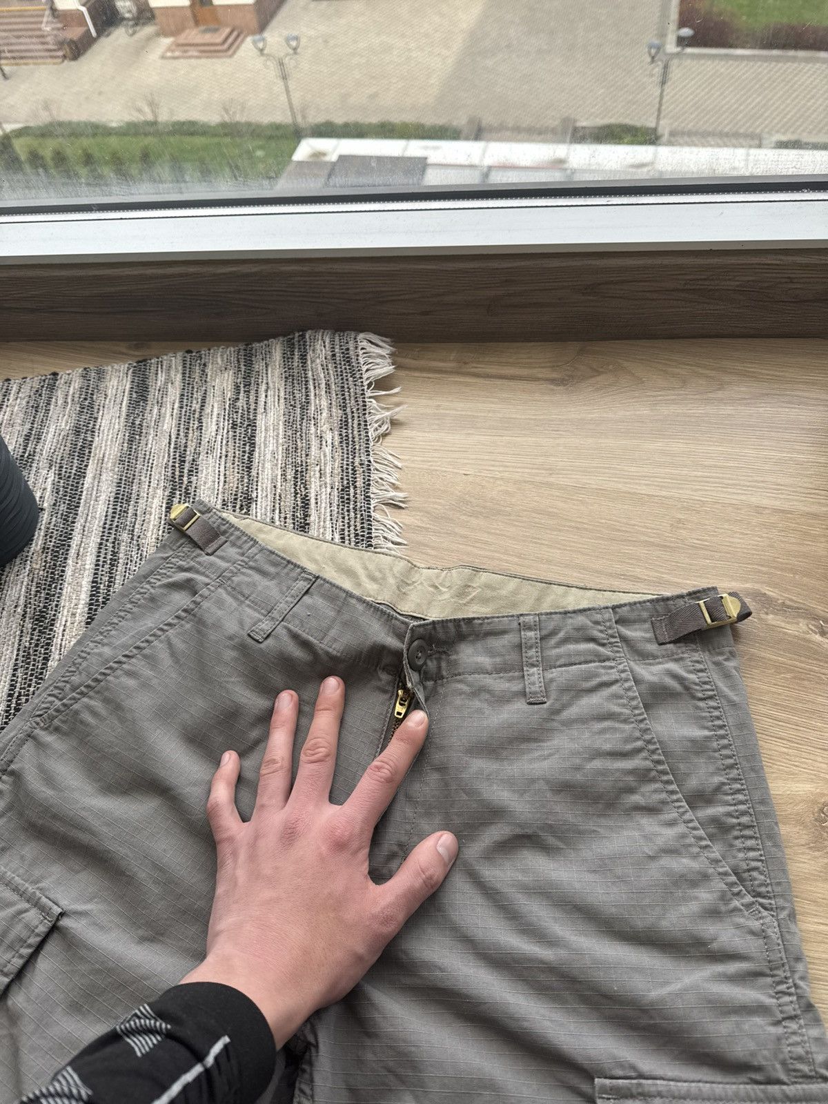 Carhartt × Vintage Vintage Carhartt Aviation Shorts Y2K Cargo Shorts Size US 30 / EU 46 - 4 Thumbnail