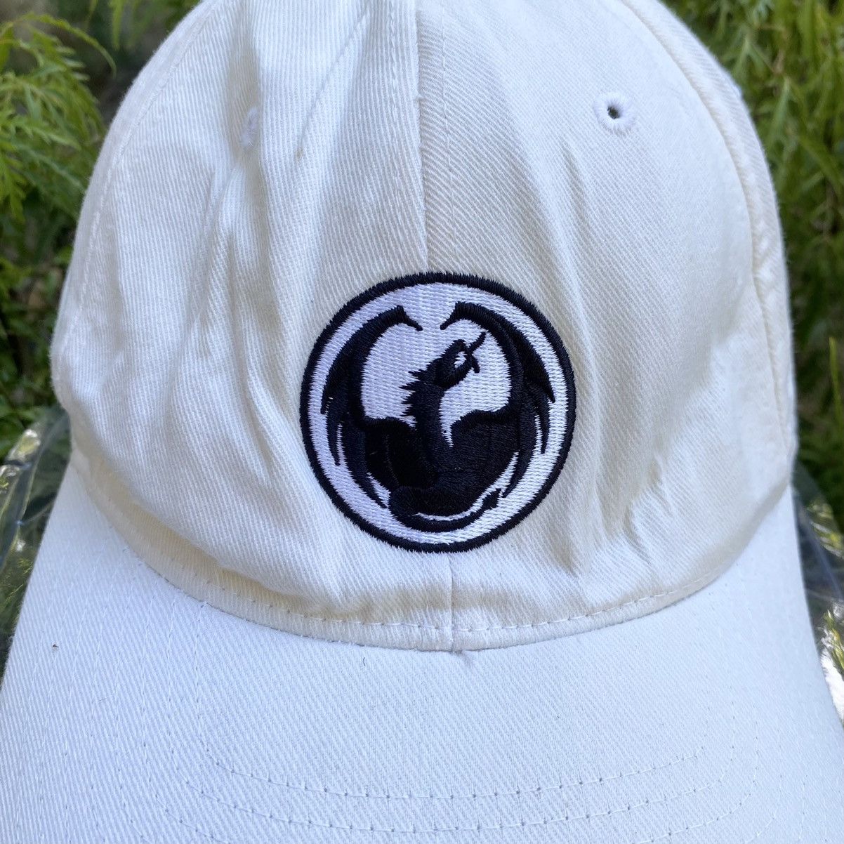 Vintage 🔥Distressed🔥Y2K Vintage Dragon Optical Skatebord Cap Flexfit Size ONE SIZE - 7 Thumbnail