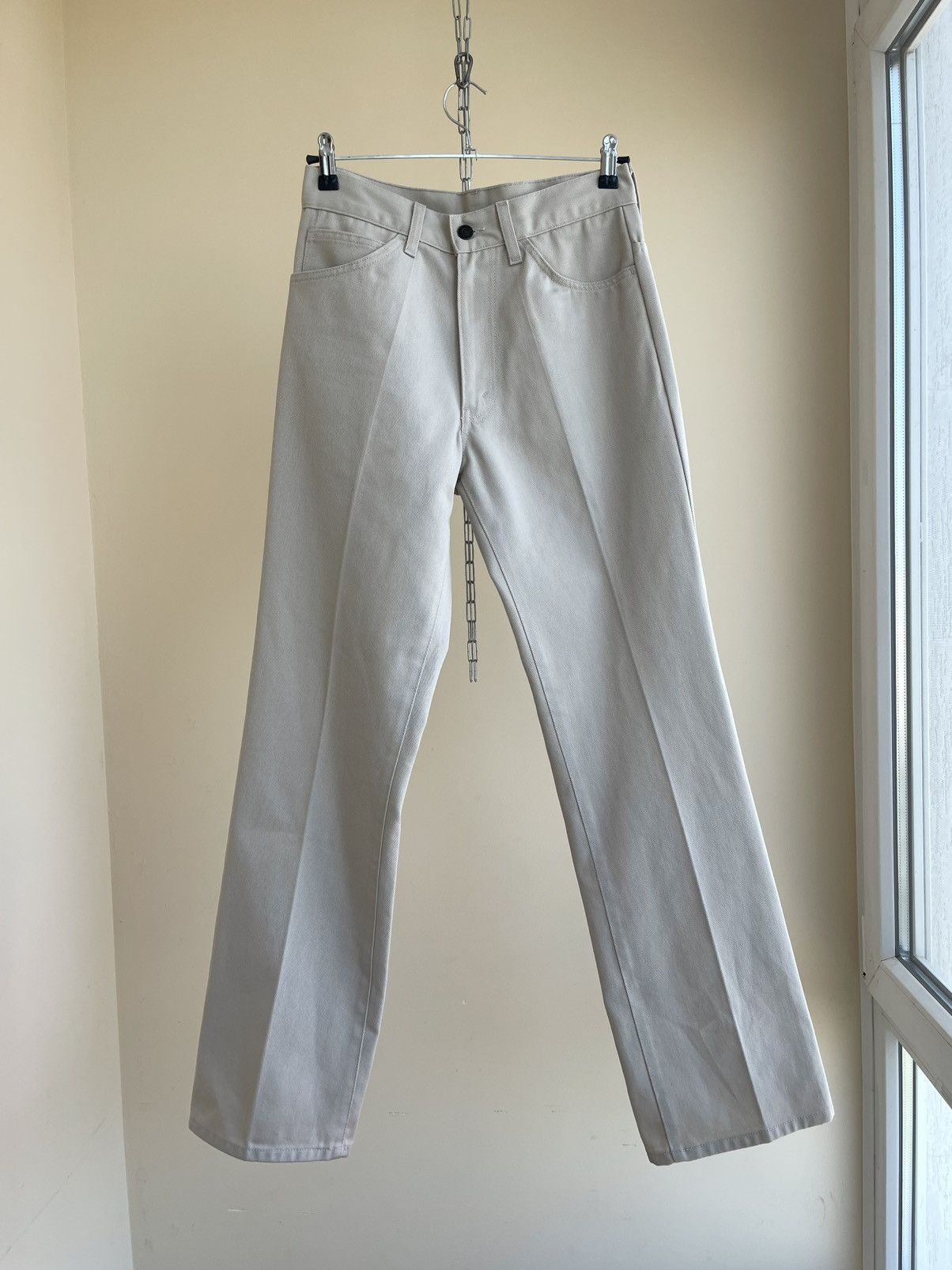 Levi's Sta-Prest 566 Black Tab Straight Regular Fit Pants 90s 28x32 Size US 28 / EU 44 - 1 Thumbnail