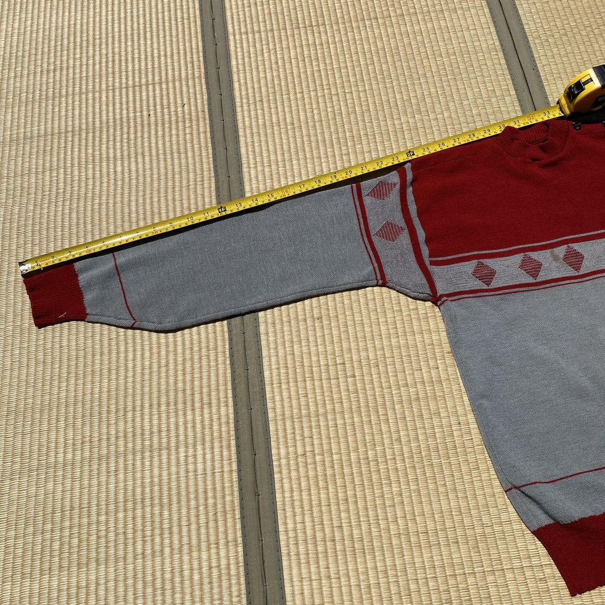 Japanese Brand × Kapital × Vintage Vtg 50s 60s Finnish Wool Jussipaita Sweater Mcm Geometric Size US XS / EU 42 / 0 - 4 Thumbnail