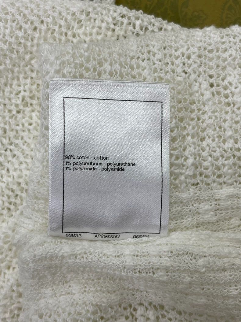 Chanel Chanel 25M coco beach series white pocket knitted vest Size XS / US 0-2 / IT 36-38 - 7 Thumbnail