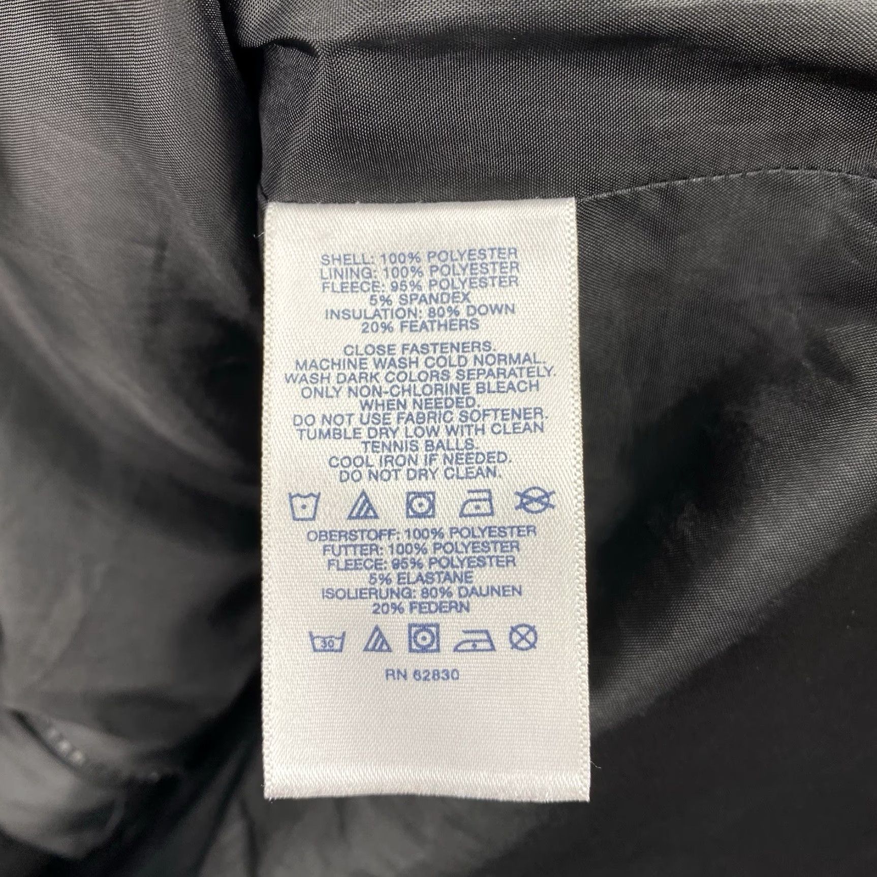 Lands' End VINTAGE not applicable so use Lands' End Jacket Womens 1X Puffer Vest Black Down Filled Full Zip Pockets Quilt Size XL / US 12-14 / IT 48-50 - 7 Thumbnail