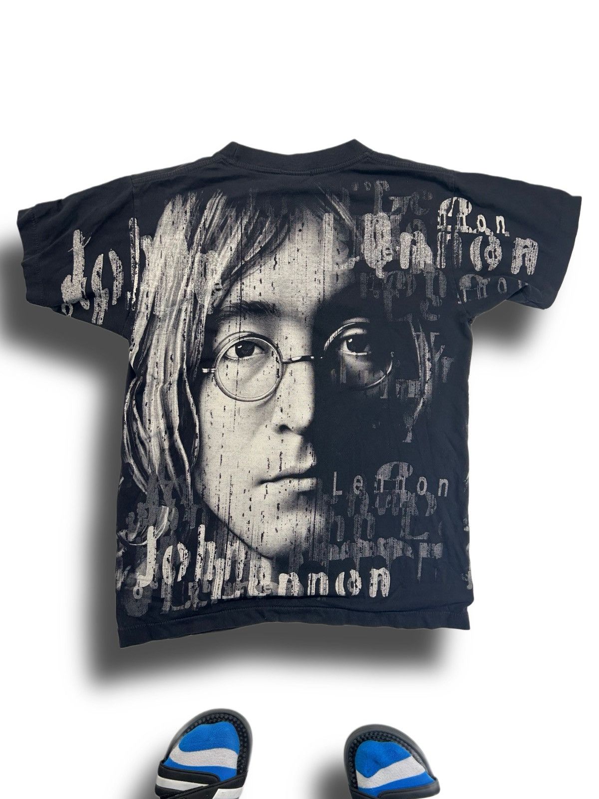 Band Tees Vintage John Lennon Graphic Tee — Grunge Distressed Style Size US M / EU 48-50 / 2 - 8 Thumbnail