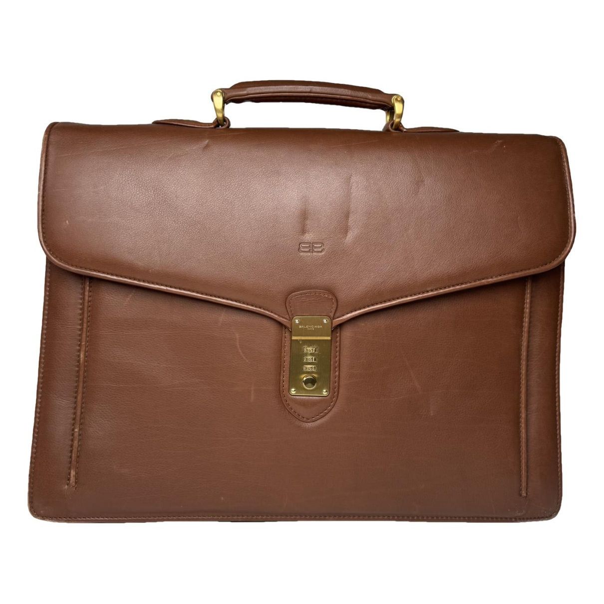 City Brown Leather Handbag