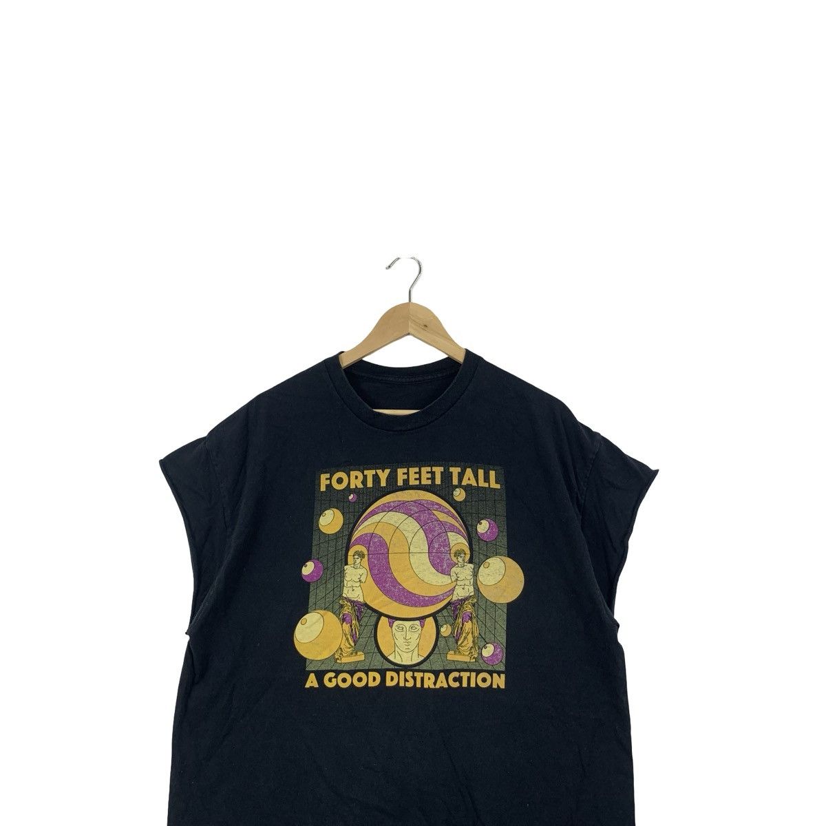 Band Tees FORTY FEET TALL Album A Good Distraction Indie Rock Band Size US L / EU 52-54 / 3 - 2 Thumbnail