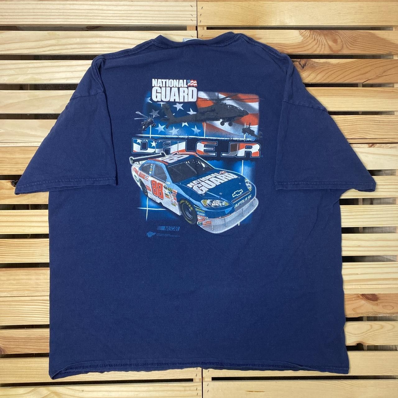 NASCAR Vintage NASCAR x Dale Earnhardt Jr. Blue Racing Tee Size 2XL Size US XXL / EU 58 / 5 - 1 Thumbnail