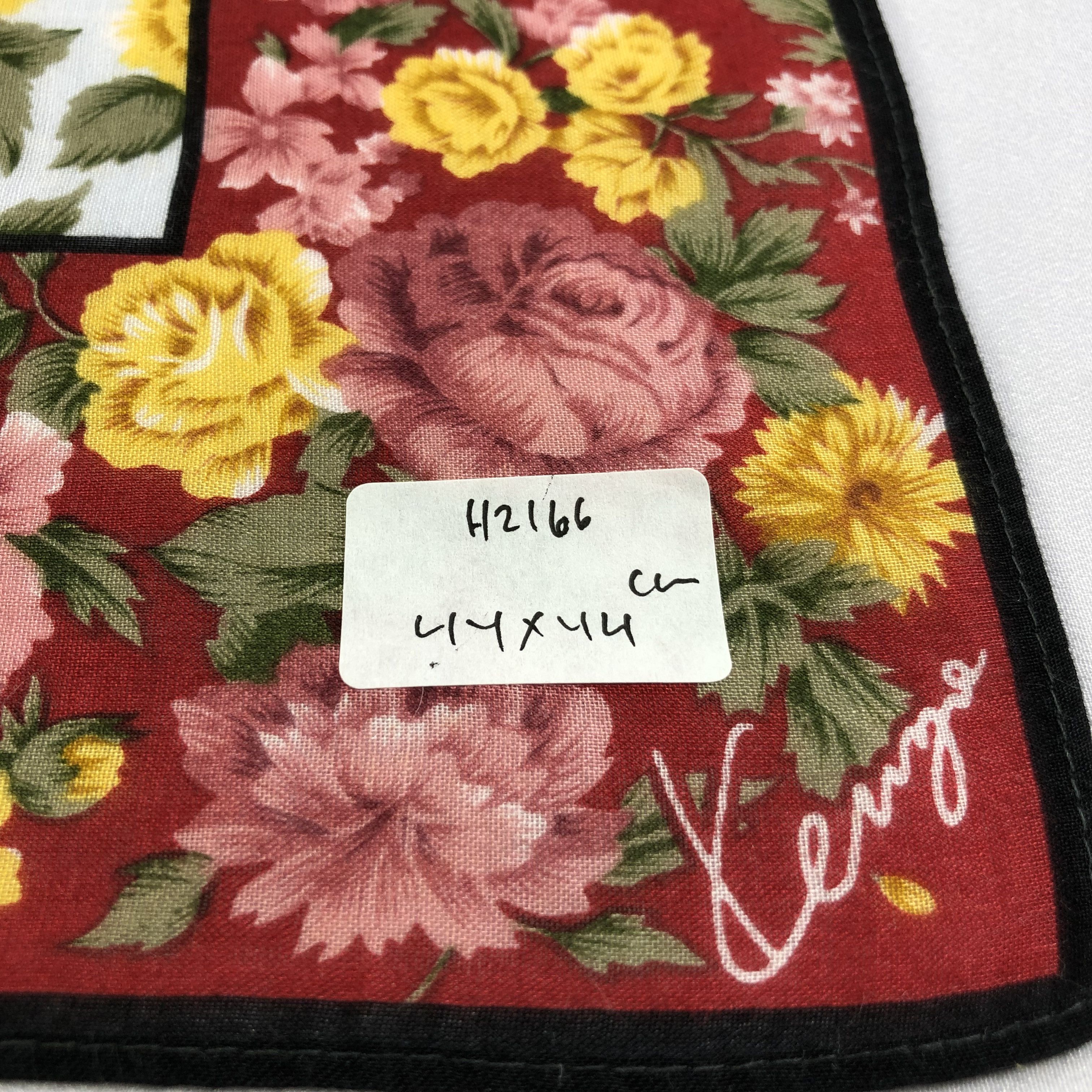 Kenzo Kenzo Floral Handkerchief Neckerchief Bandana H2166 Size ONE SIZE - 5 Thumbnail