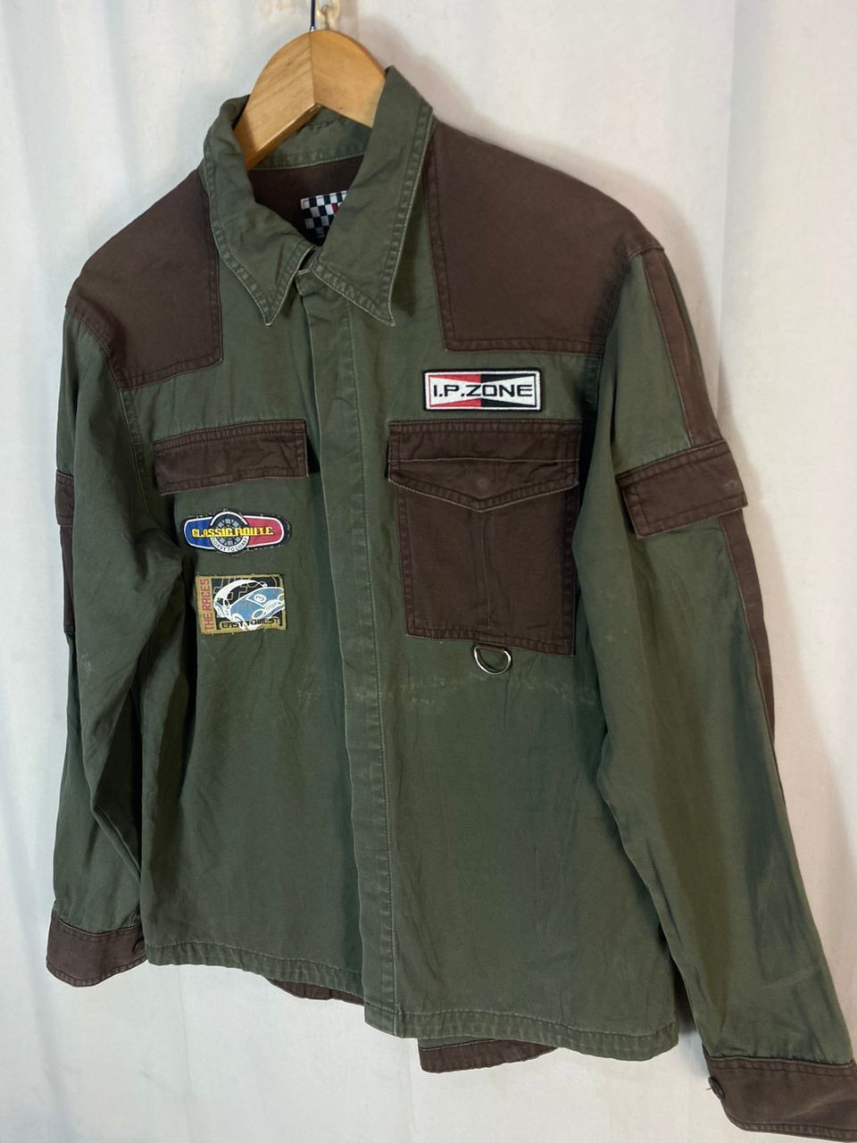 Japanese Brand Ip zone button up shirt with patches Size US M / EU 48-50 / 2 - 2 Thumbnail