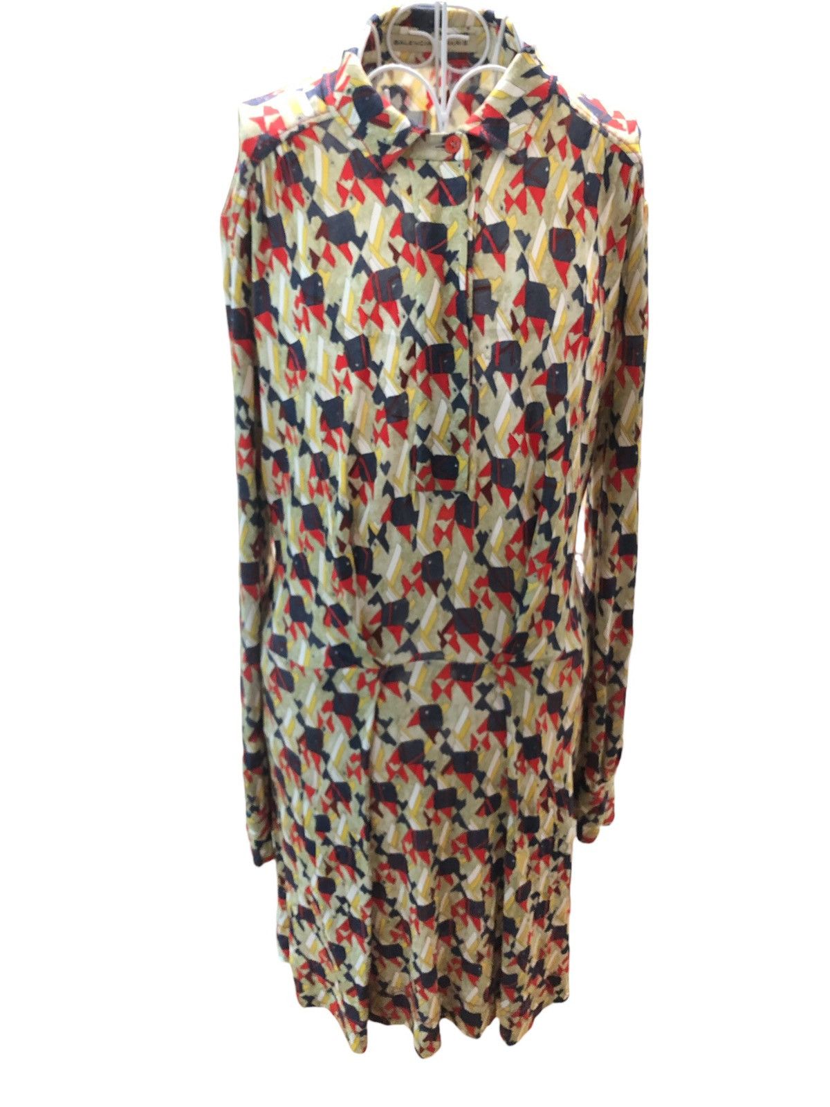 Balenciaga SS2011 Balenciaga Paris Exotic 100% Rayon Maxi Dress Size XS / US 0-2 / IT 36-38 - 3 Thumbnail