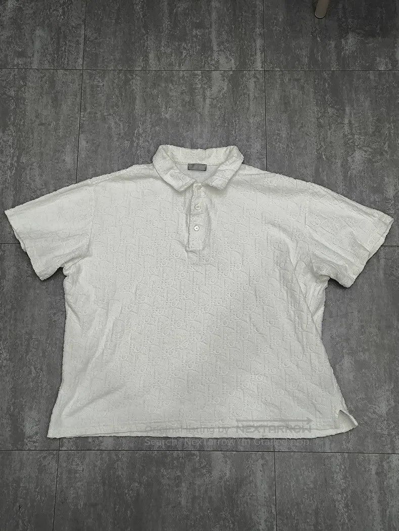 Dior Dior SS21 short-sleeved solid colour short-sleeved Polo sh Size US XL / EU 56 / 4 - 1 Thumbnail