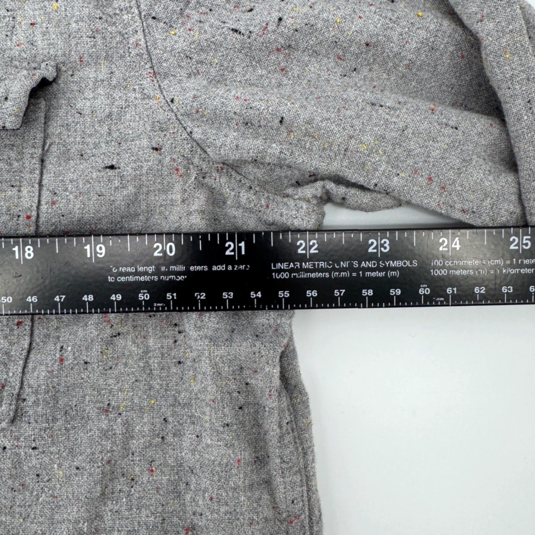 Banana Republic Banana Republic Button-Up Shirt Casual Long Sleeve Gray Speckled Organic Cotton Large L Mens Button Down Collared Pocketed Knit? Size US L / EU 52-54 / 3 - 4 Thumbnail