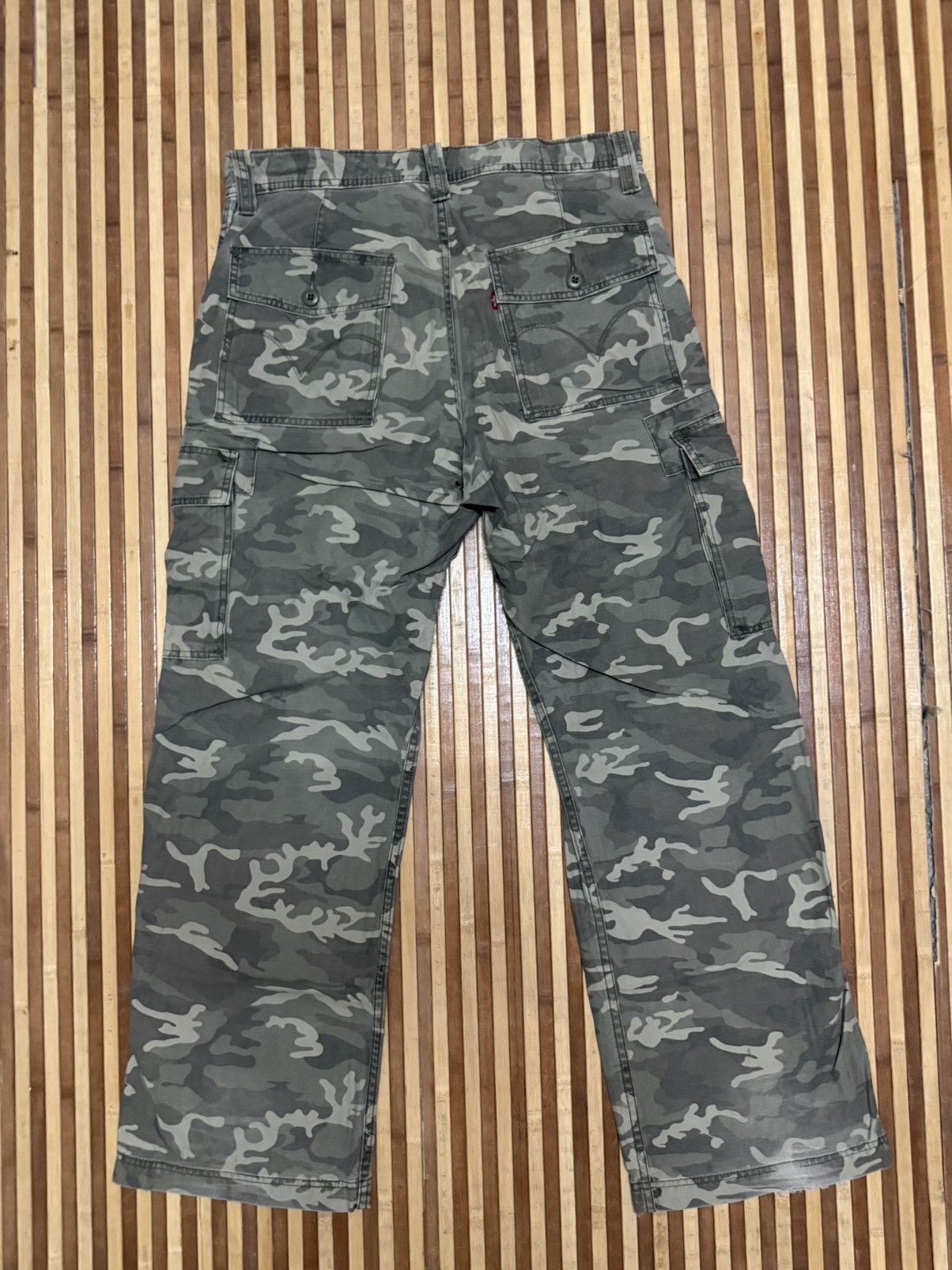 Levi's Levis Camouflage Cargo Pants / Multipocket / Streetwear Size US 36 / EU 52 - 6 Thumbnail